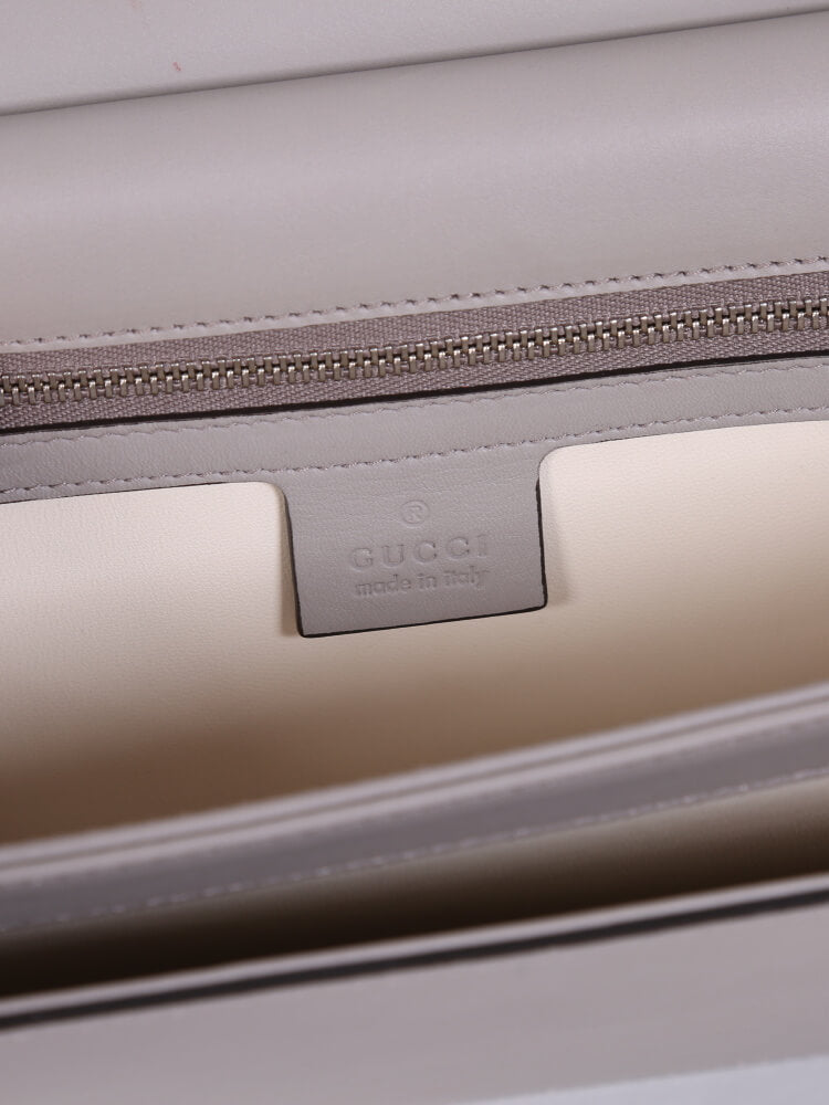 GUCCI BAMBOO LEATHER CLUTCH BAG