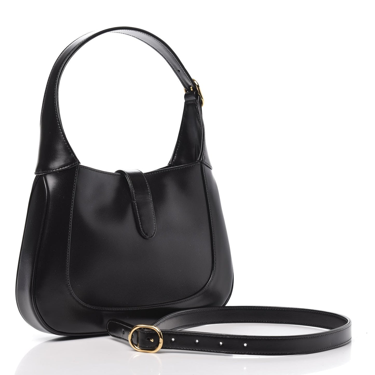 GUCCI 1961 CALFSKIN LEATHER BOARDED DYANA LUX SMALL JACKIE HOBO BAG