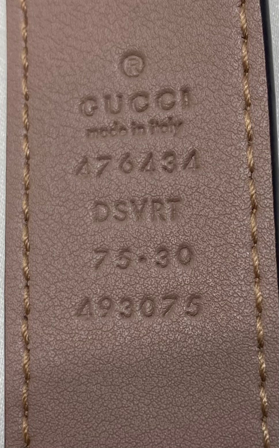 GUCCI CALFSKIN GG MARMONT MATELASSE BELT BAG