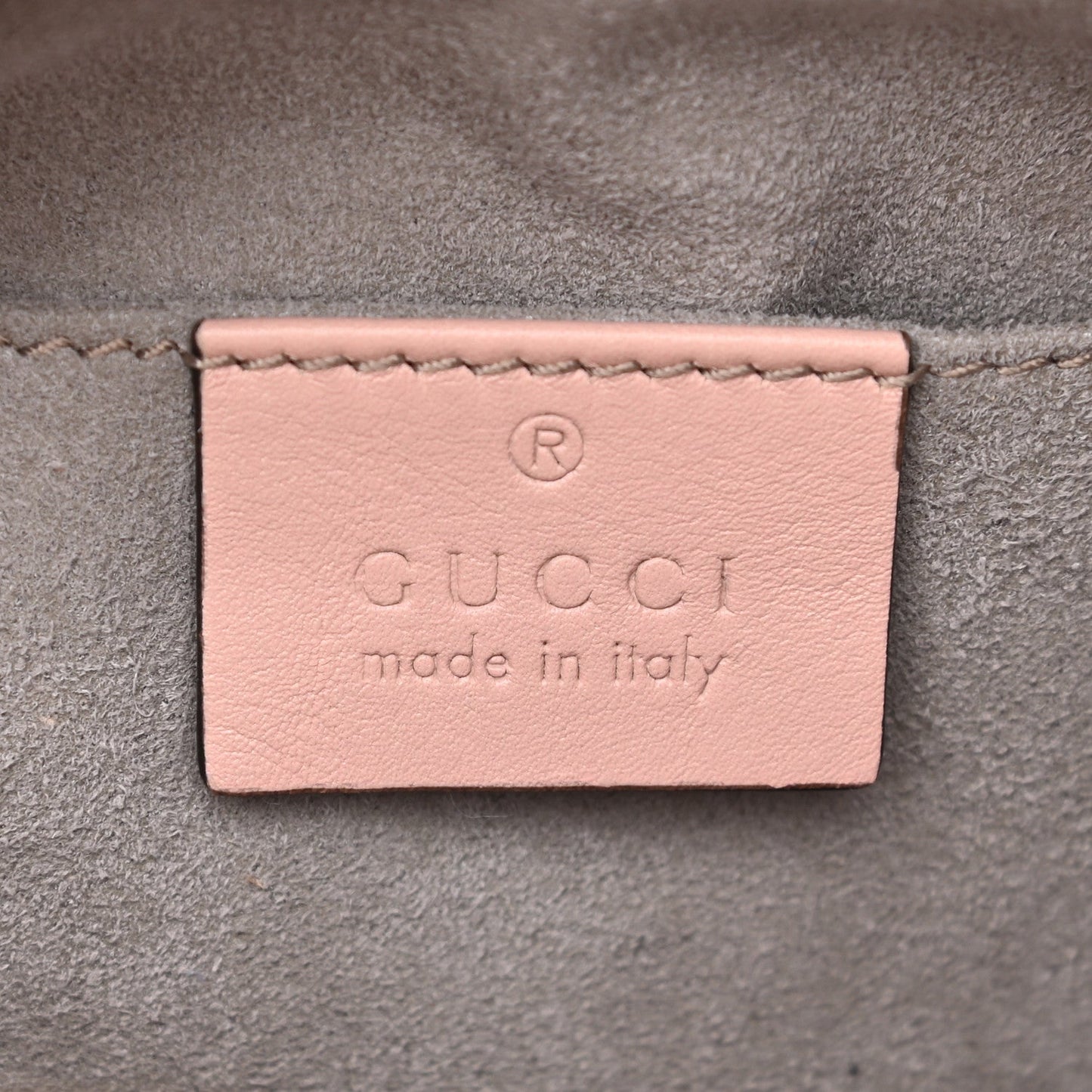 GUCCI GG MARMONT CALFSKIN MATELASSE GUCCI GHOST SHOULDER BAG