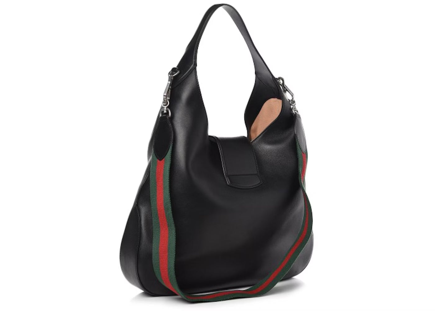 GUCCI CALFSKIN KING CHARLES SPANIEL DOGS EMBROIDERED LARGE DIONYSUS HOBO