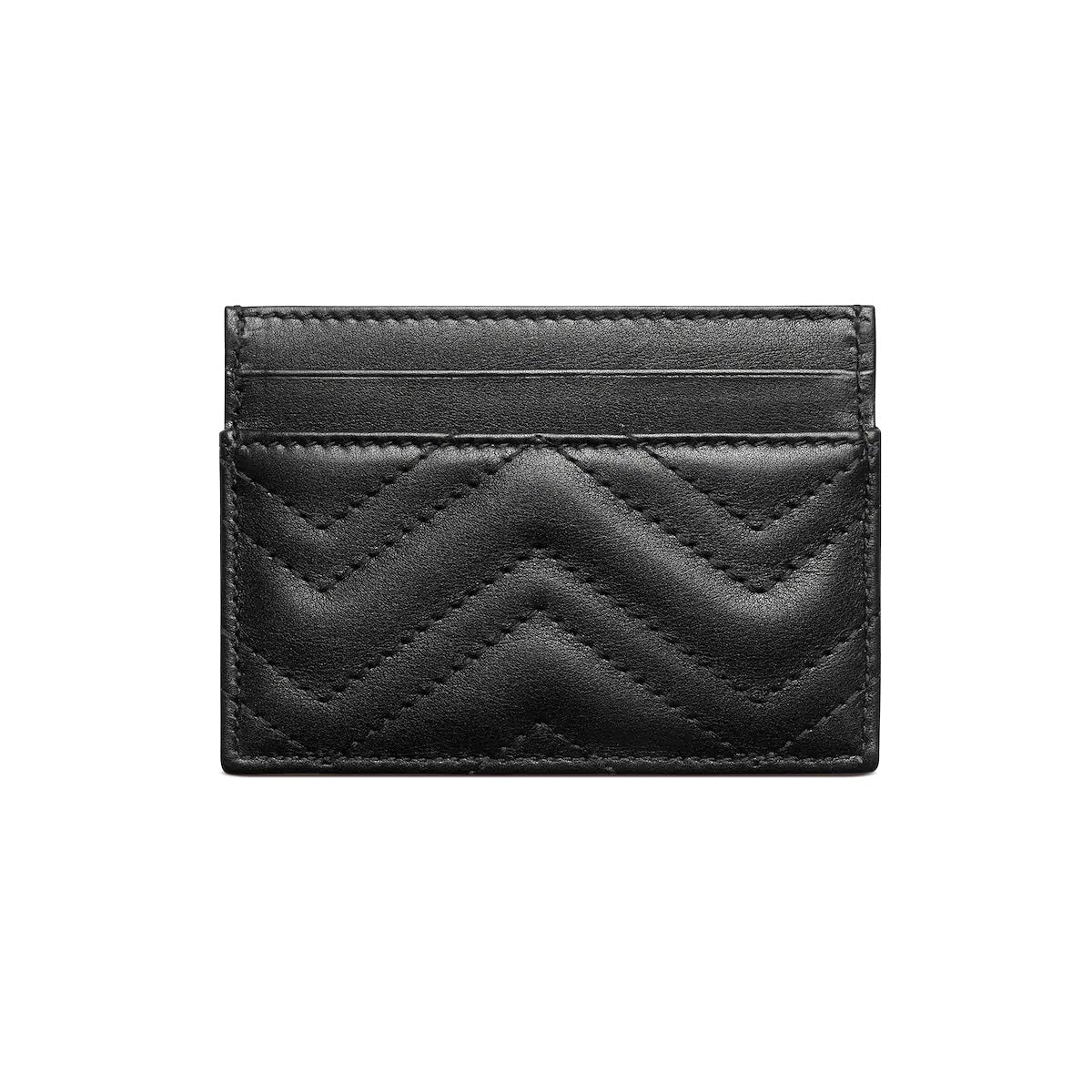 GUCCI GG MARMONT CALFSKIN LEATHER CARD CASE