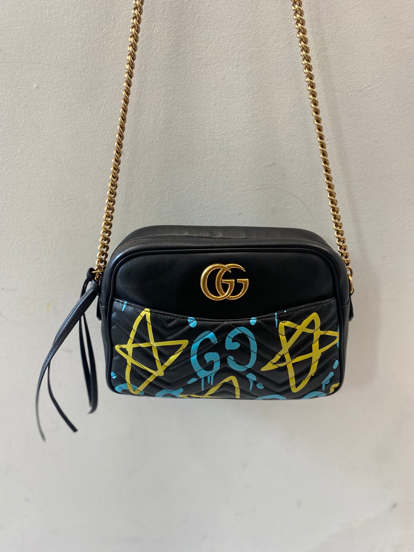 GUCCI GG MARMONT GHOST CHAIN BAG