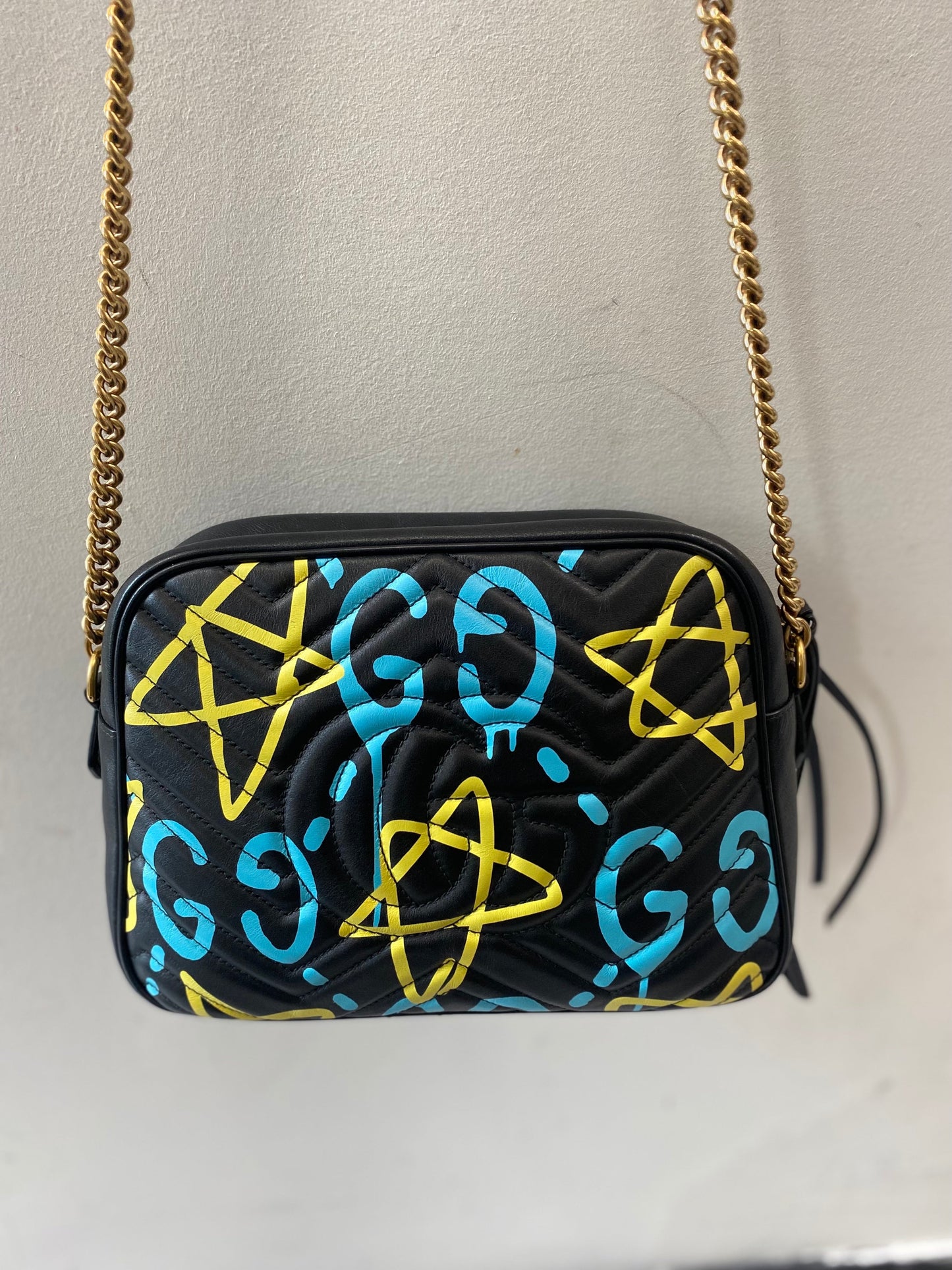 GUCCI GG MARMONT GHOST CHAIN BAG