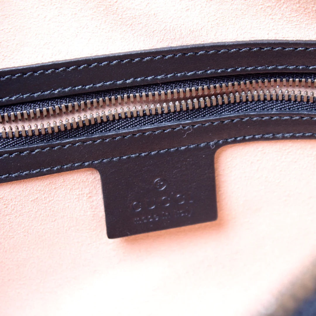 GUCCI GG MARMONT MATELASSE SQUARE BELT BAG