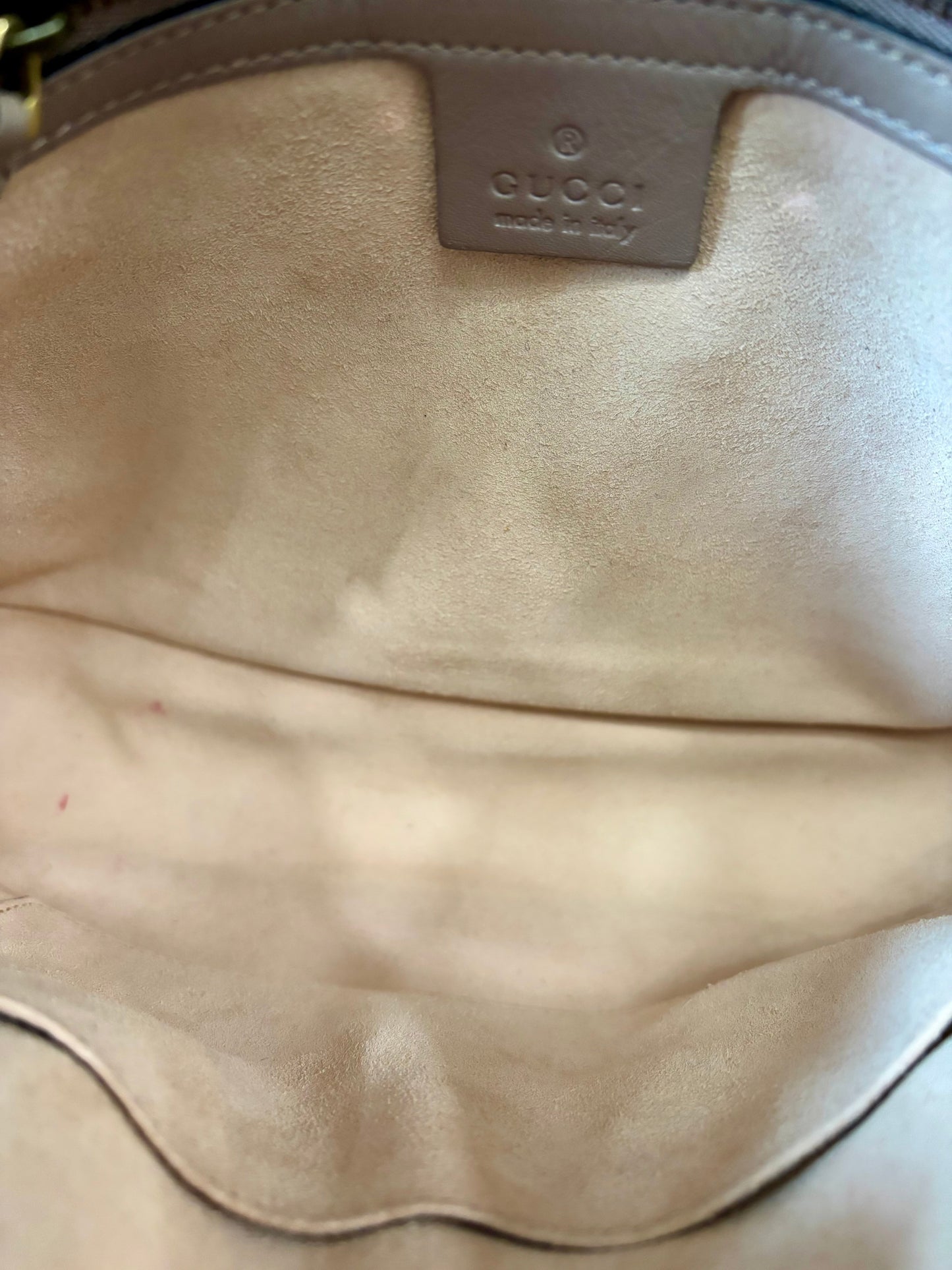 GUCCI GG MARMONT CALFSKIN LEATHER MEDIUM SHOULDER BAG