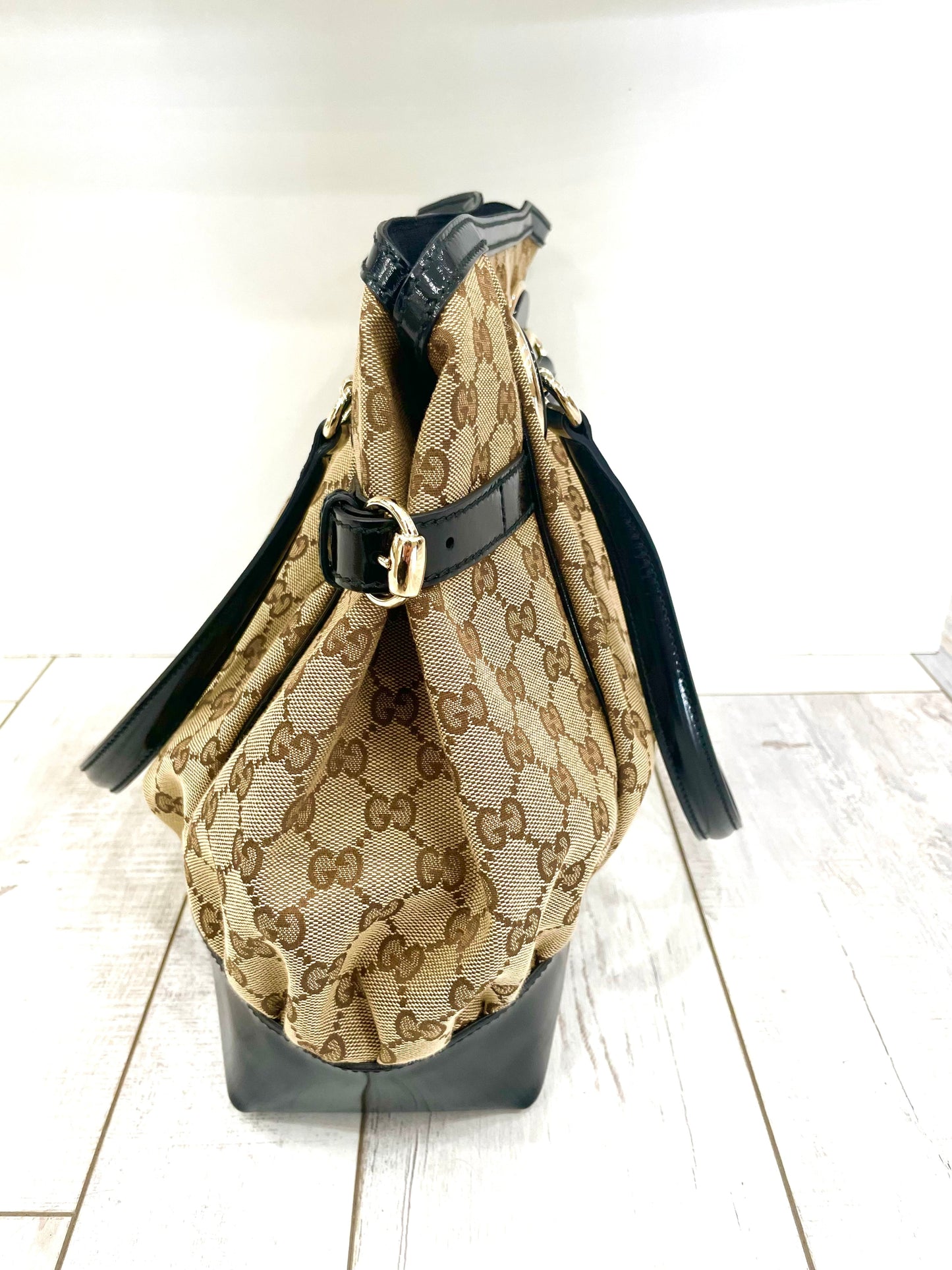 GUCCI GG MONOGRAM FULL MOON TOTE BAG