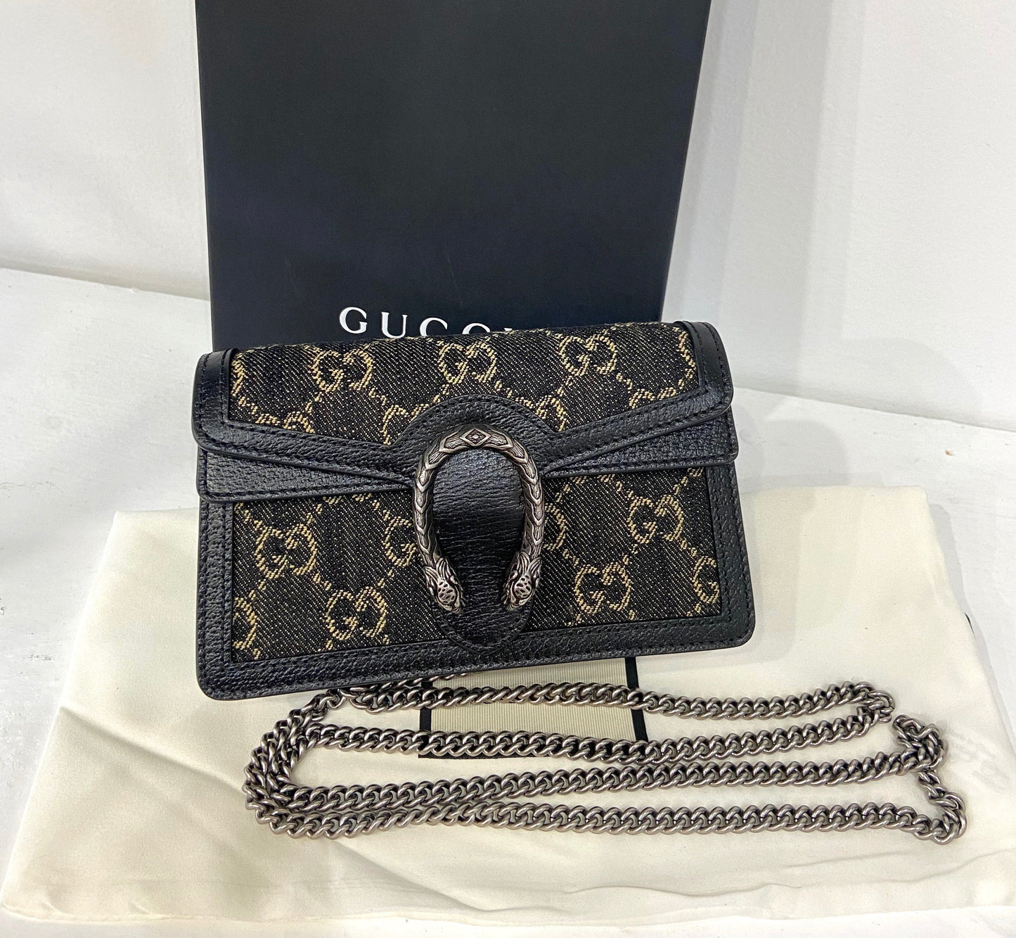 GUCCI GG MONOGRAM MINI DIONYSUS SHOULDER BAG