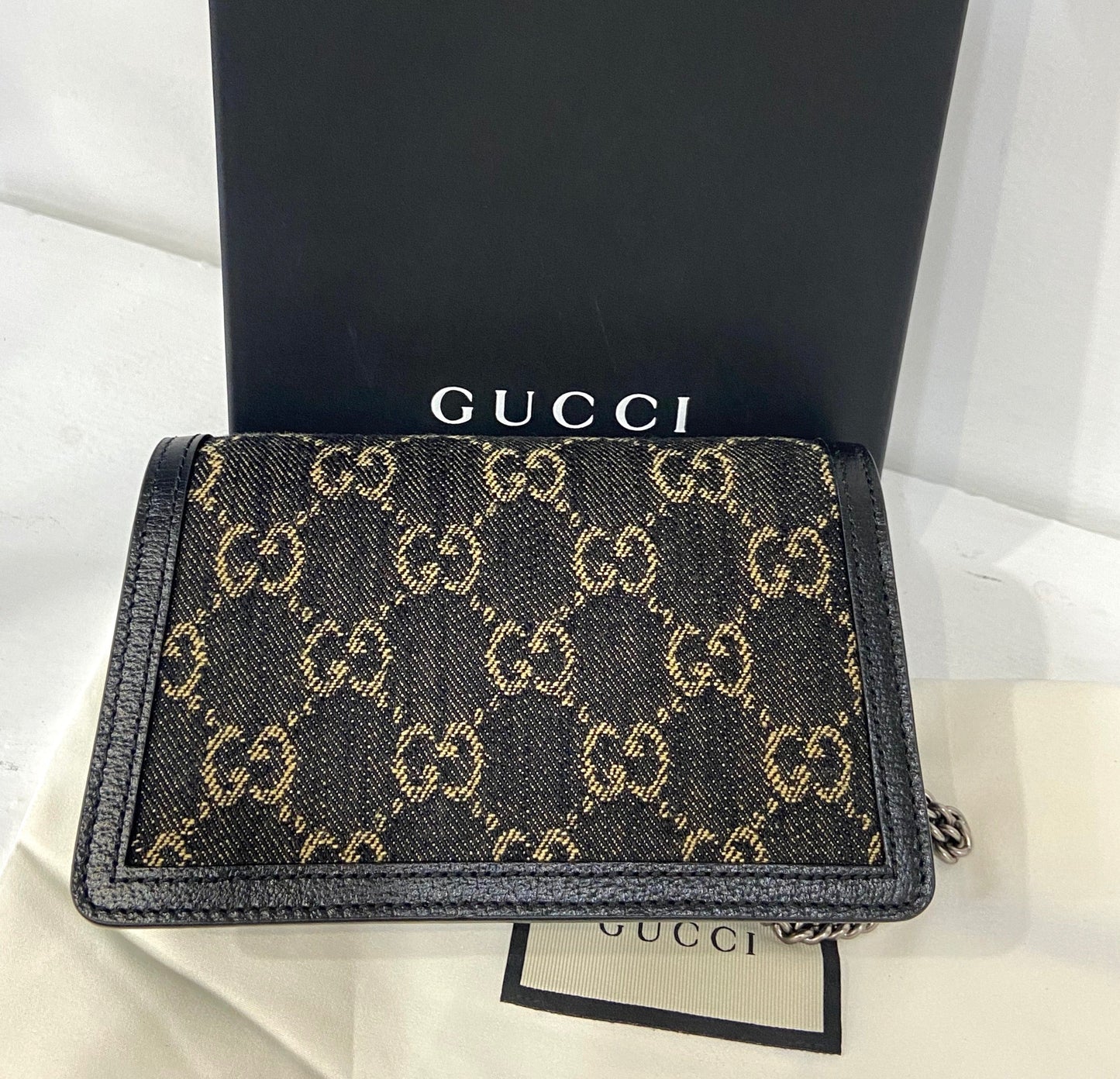 GUCCI GG MONOGRAM MINI DIONYSUS SHOULDER BAG