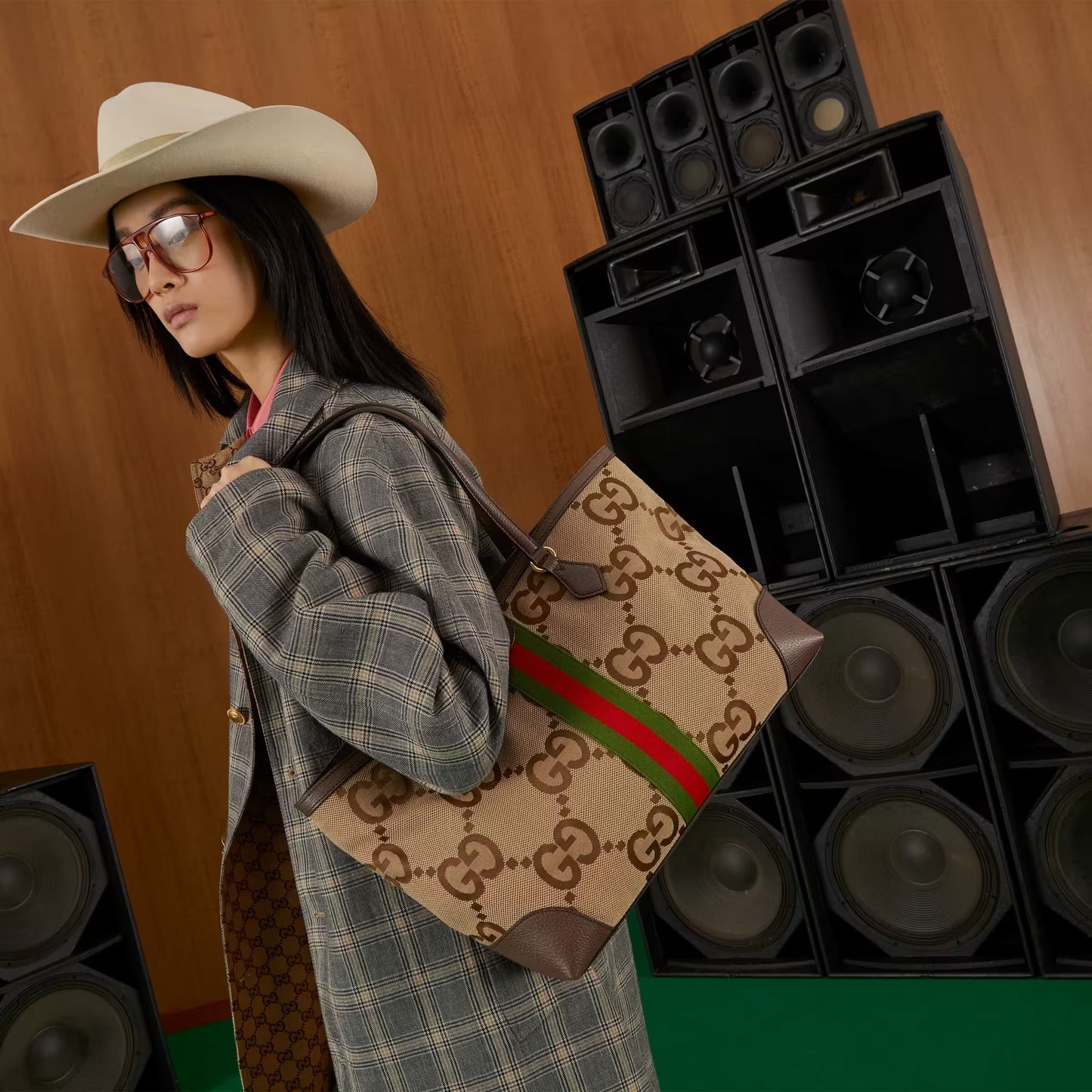 GUCCI GG OPHIDIA JUMBO TOTE BAG