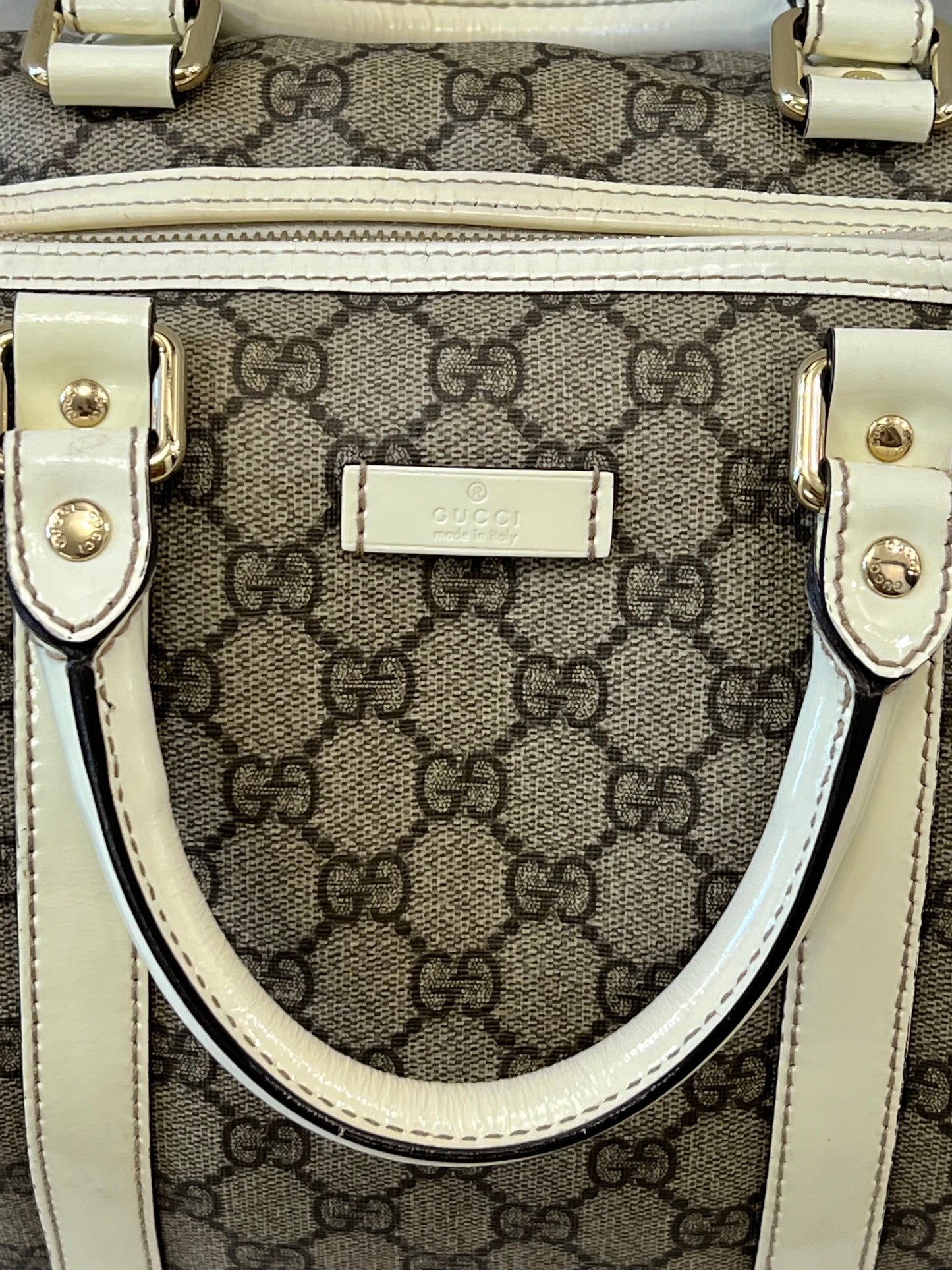 GUCCI GG PLUS MONOGRAM MEDIUM JOY BOSTON BAG