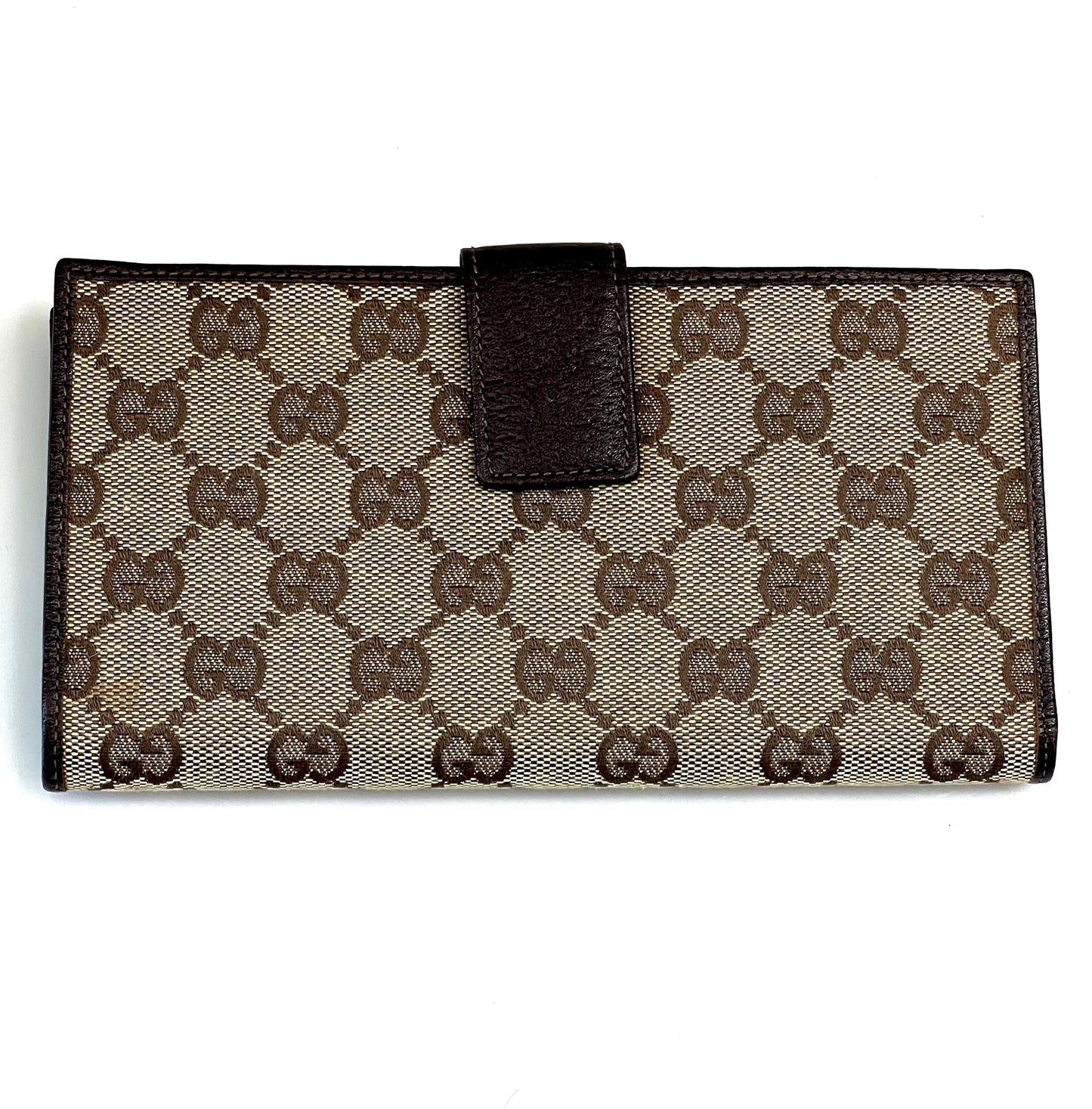 GUCCI GG SCRIPT LOGO CONTINENTAL WALLET