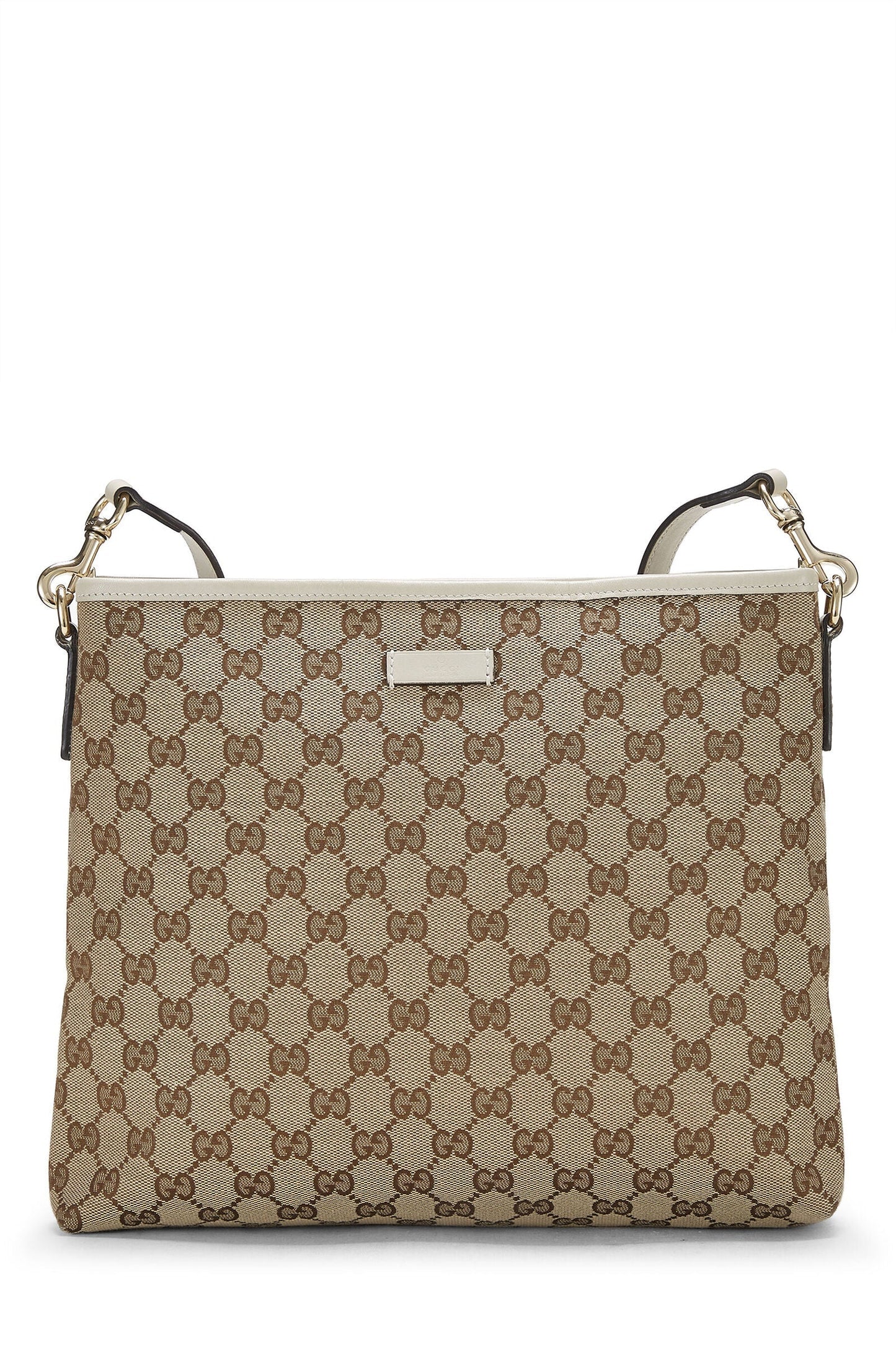 GUCCI GG SUPREME CLASSIC FLAT MESSENGER BAG