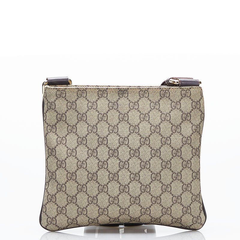 GUCCI GG SUPREME MONOGRAM MESSENGER BAG