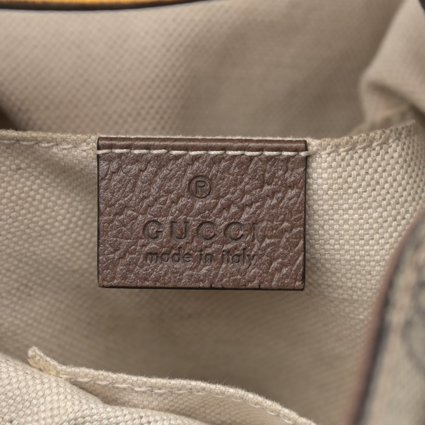 GUCCI GG SUPREME MONOGRAM NEO VINTAGE DRAWSTRING BUCKET BACKPACK