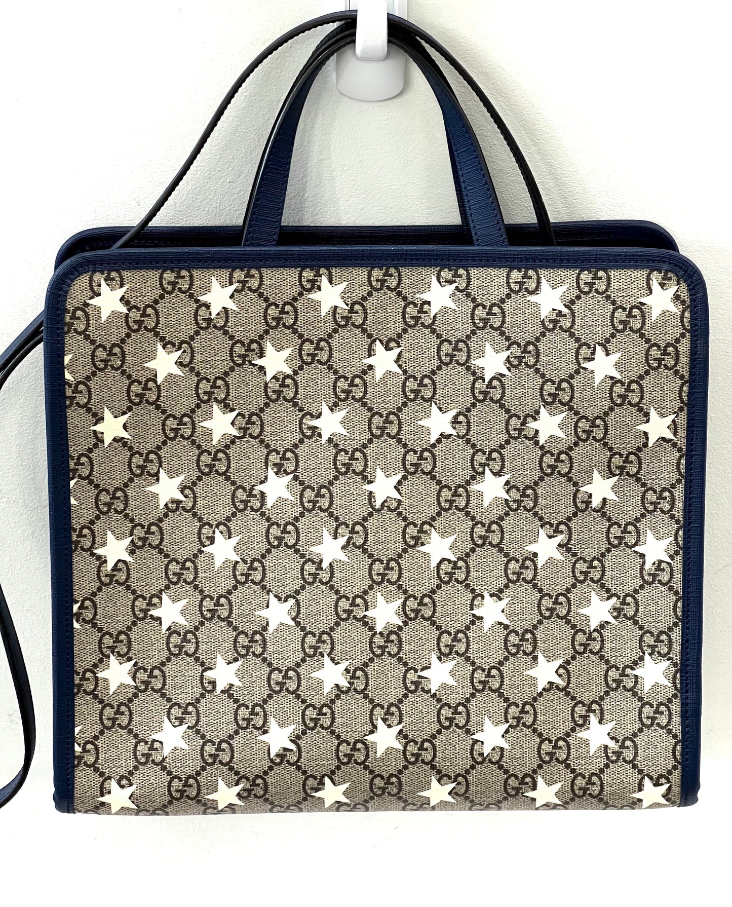 GUCCI GG SUPREME MONOGRAM STARS CHILDRENS TOTE BAG