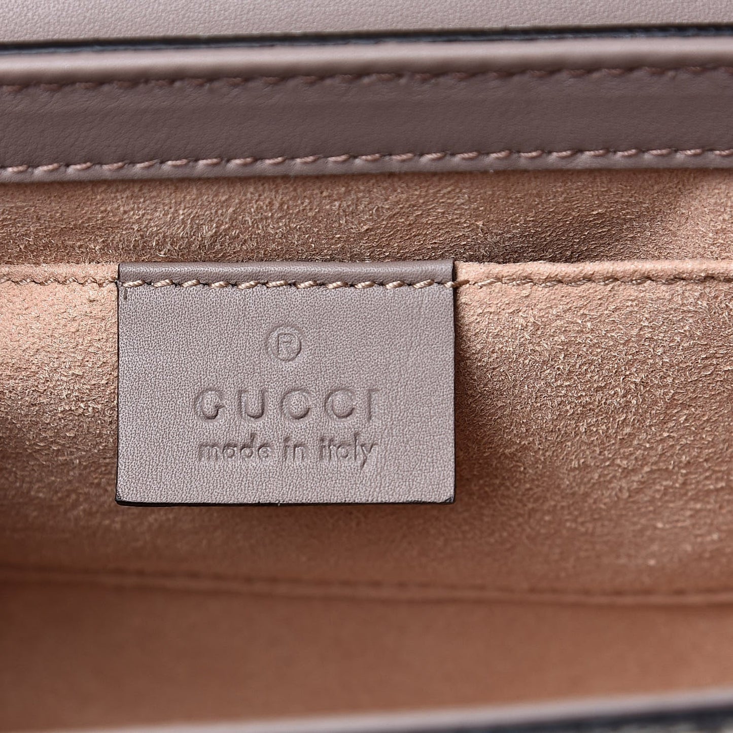 GUCCI GG SUPREME MONOGRAM STUDDED SMALL PADLOCK SHOULDER BAG