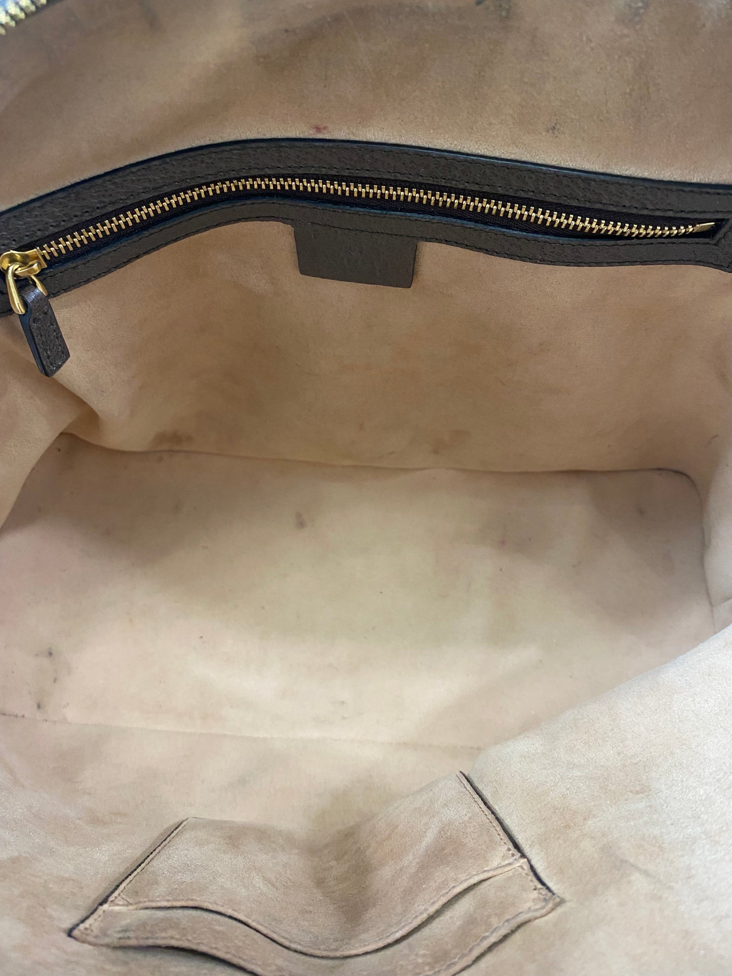 GUCCI GG SUPREME WEB MEDIUM OPHIDIA DOME BAG