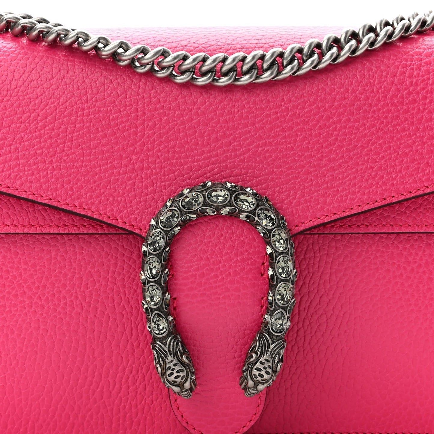 GUCCI GRAINED CALFSKIN LEATHER MINI DIONYSUS BAG