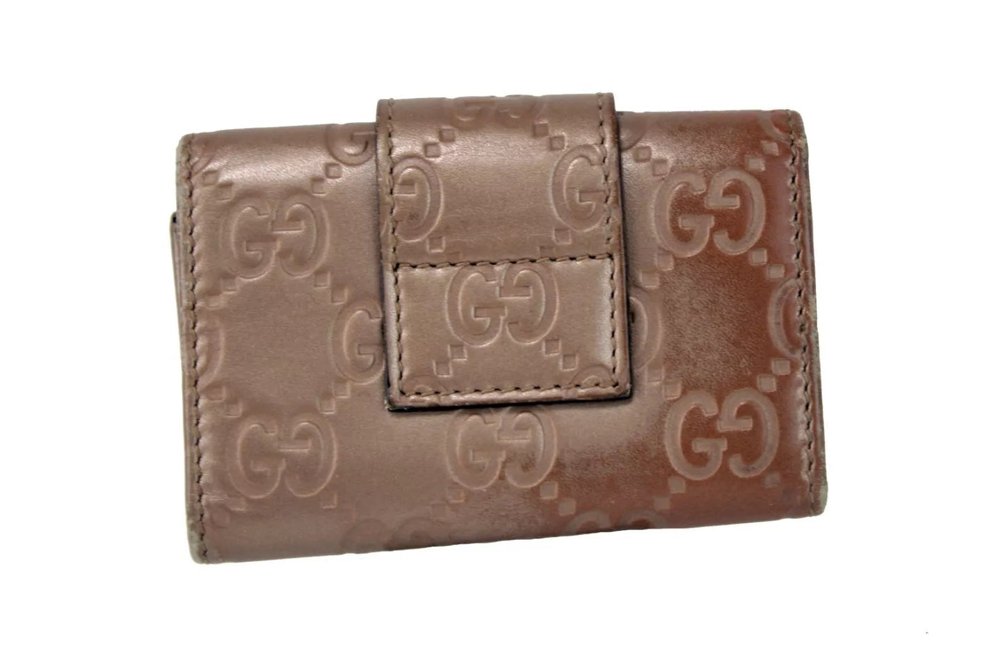 GUCCI GUCCISSIMA LEATHER KEY HOLDER CASE