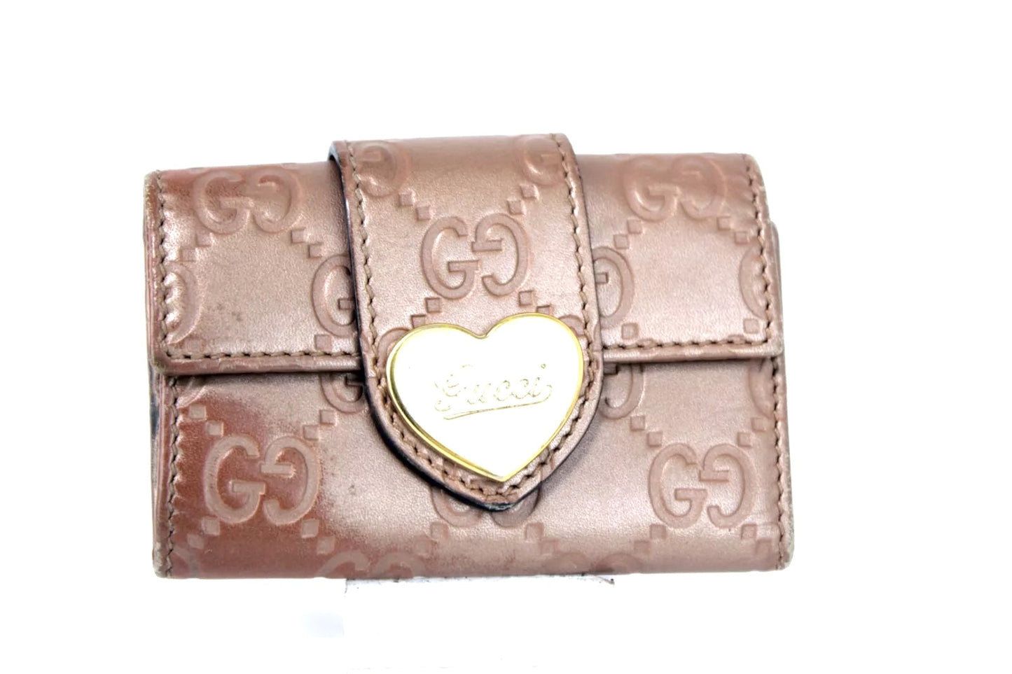 GUCCI GUCCISSIMA LEATHER KEY HOLDER CASE