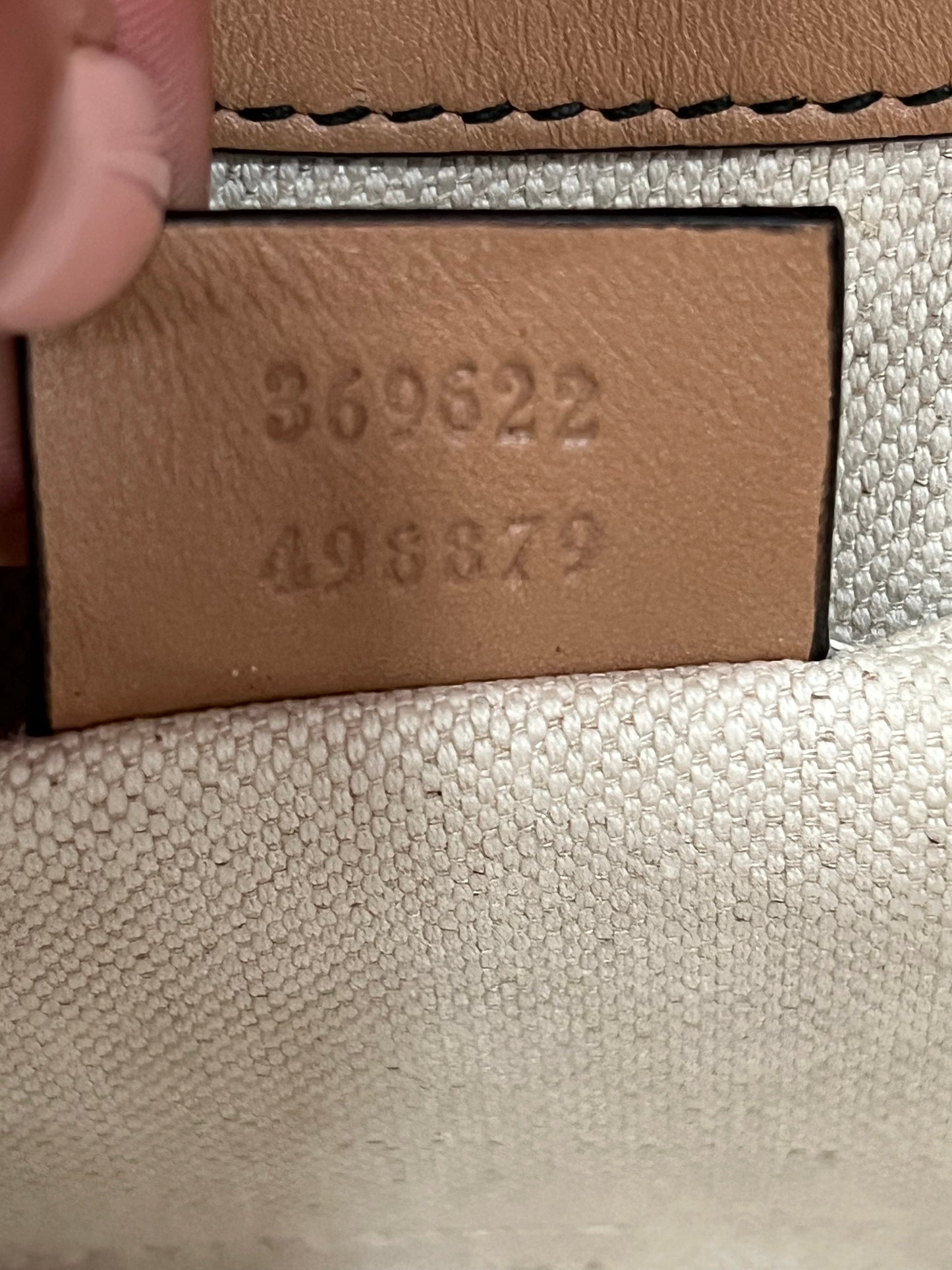 GUCCI GUCCISSIMA LEATHER MINI EMILY CHAIN CROSSBODY BAG