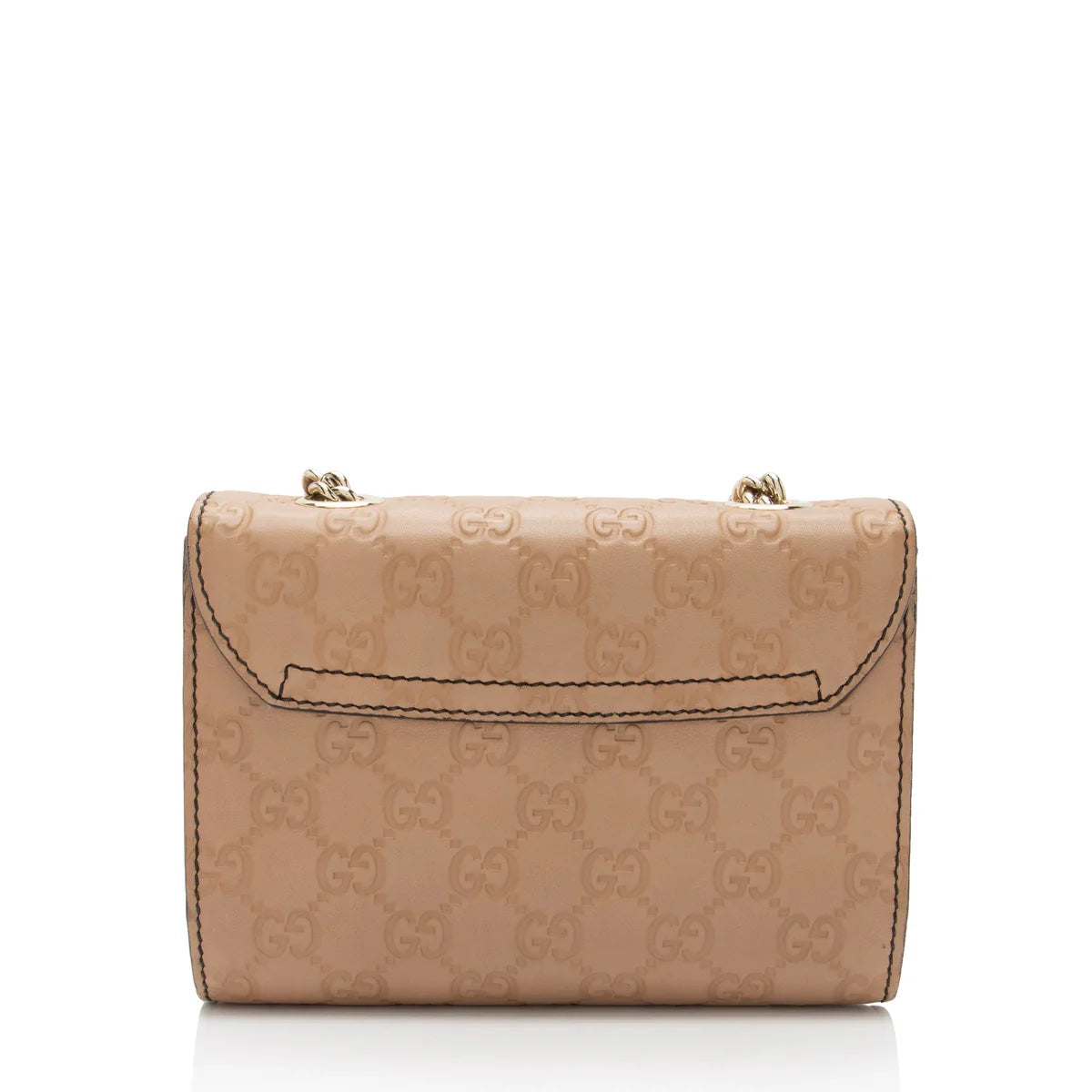 GUCCI GUCCISSIMA LEATHER MINI EMILY CHAIN CROSSBODY BAG