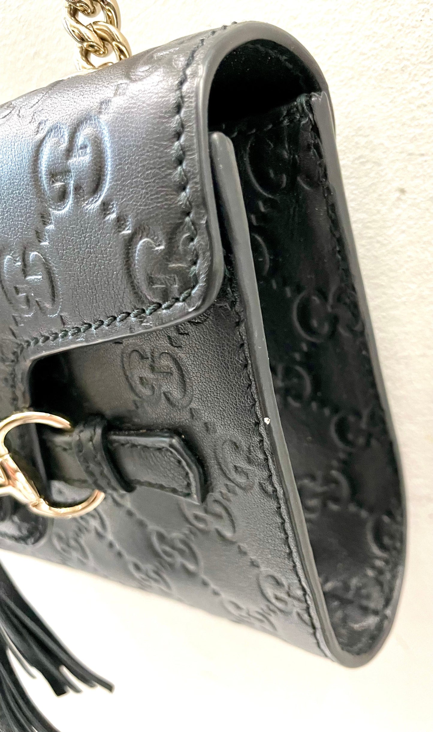GUCCI GUCCISSIMA MINI EMILY CROSSBODY BAG