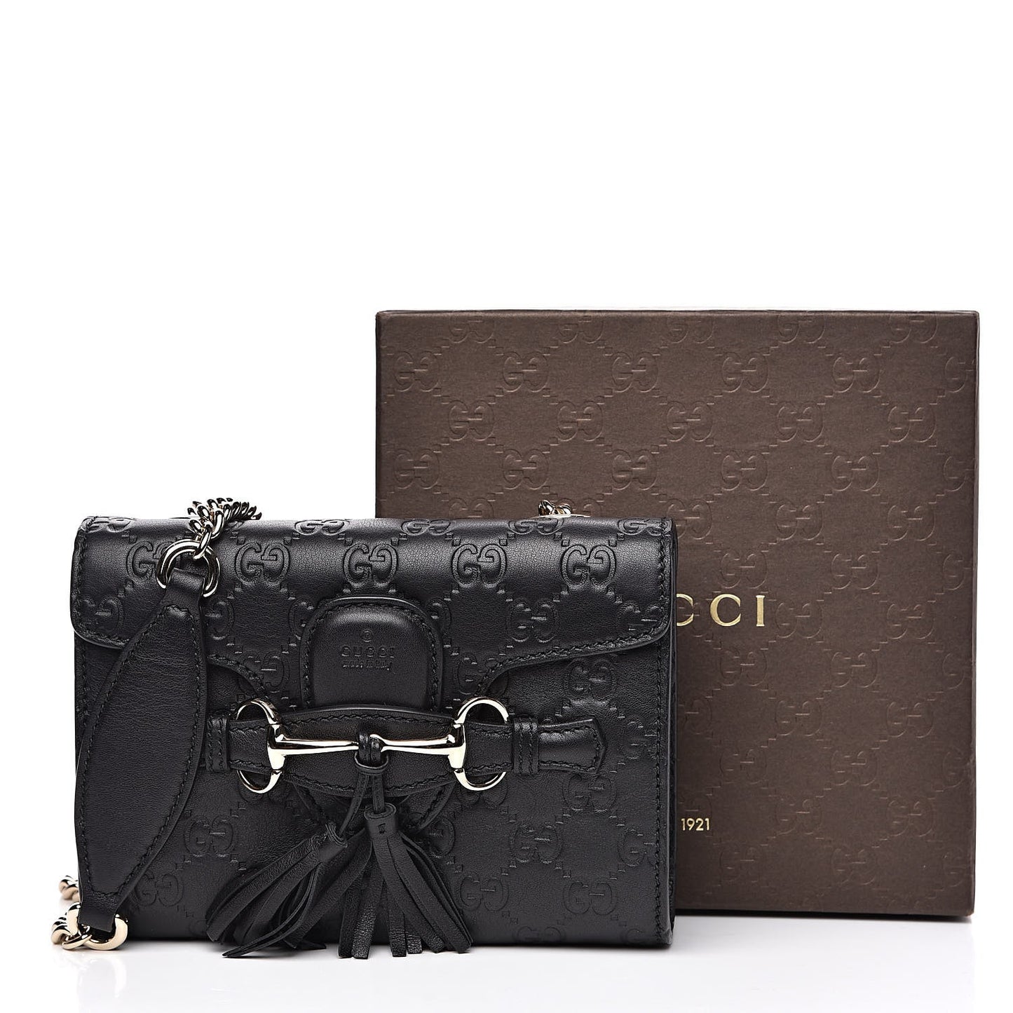 GUCCI GUCCISSIMA MINI EMILY CROSSBODY BAG