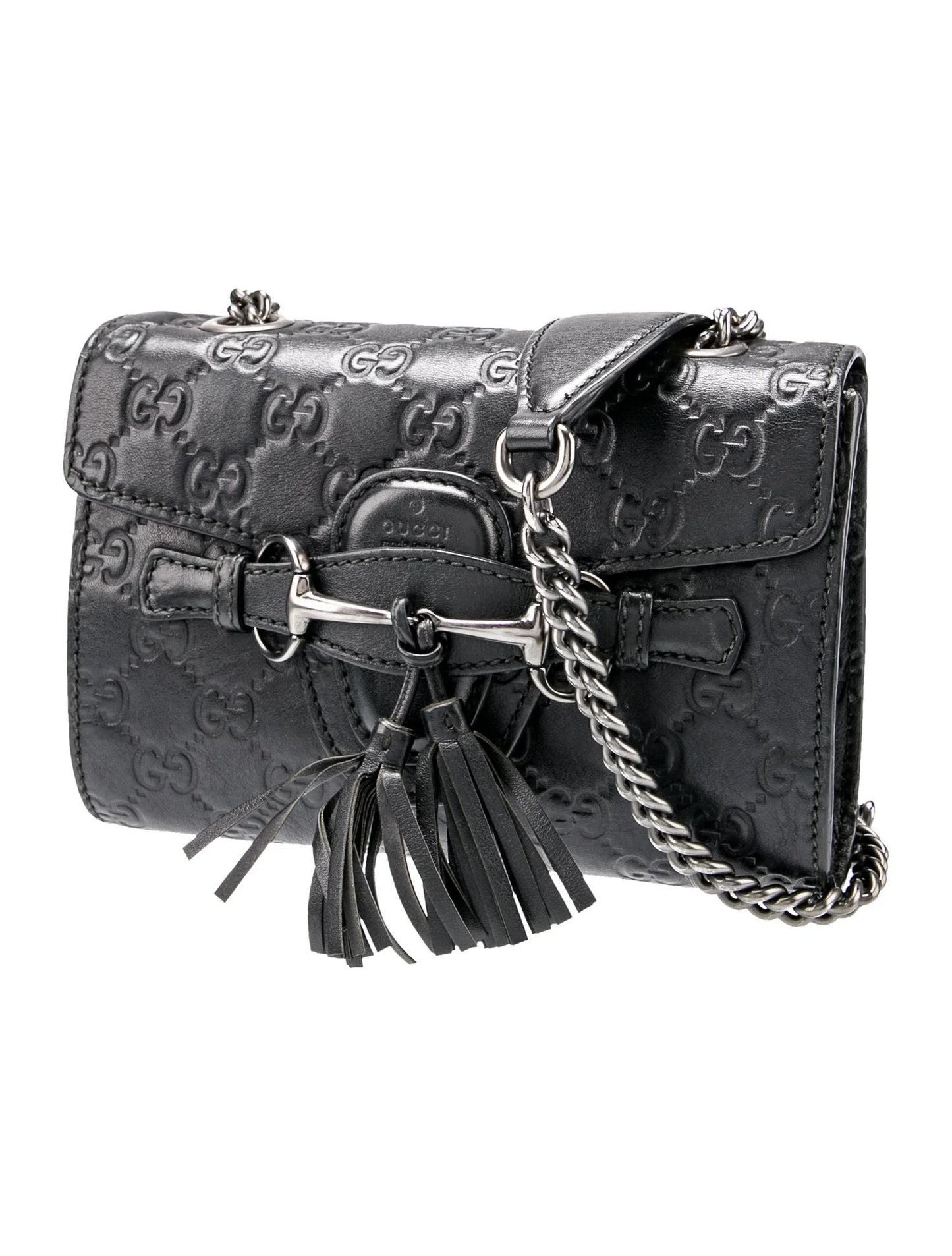 GUCCI GUCCISSIMA MINI EMILY CROSSBODY BAG