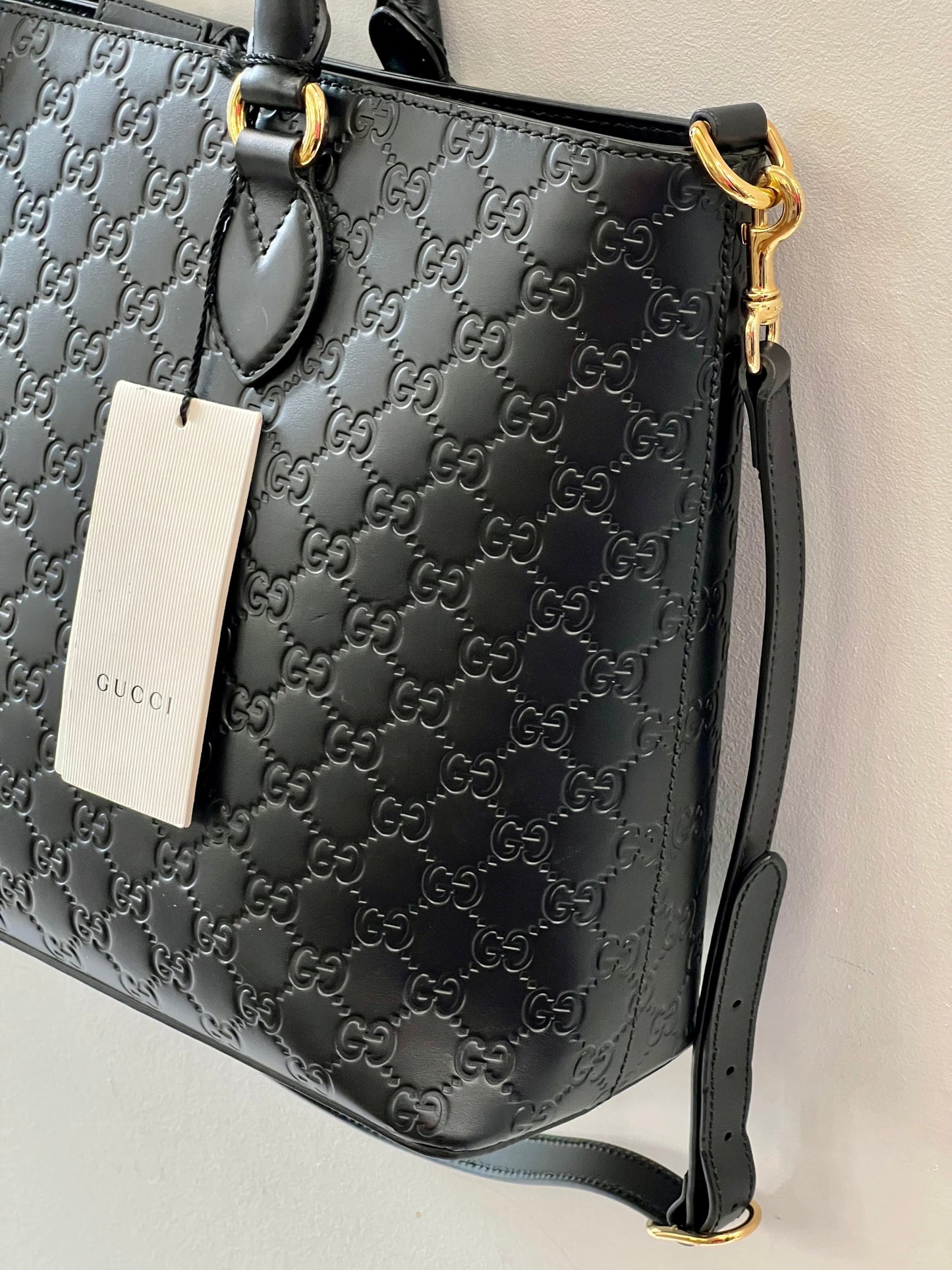 GUCCI SIGNATURE GUCCISSIMA TOTE BAG
