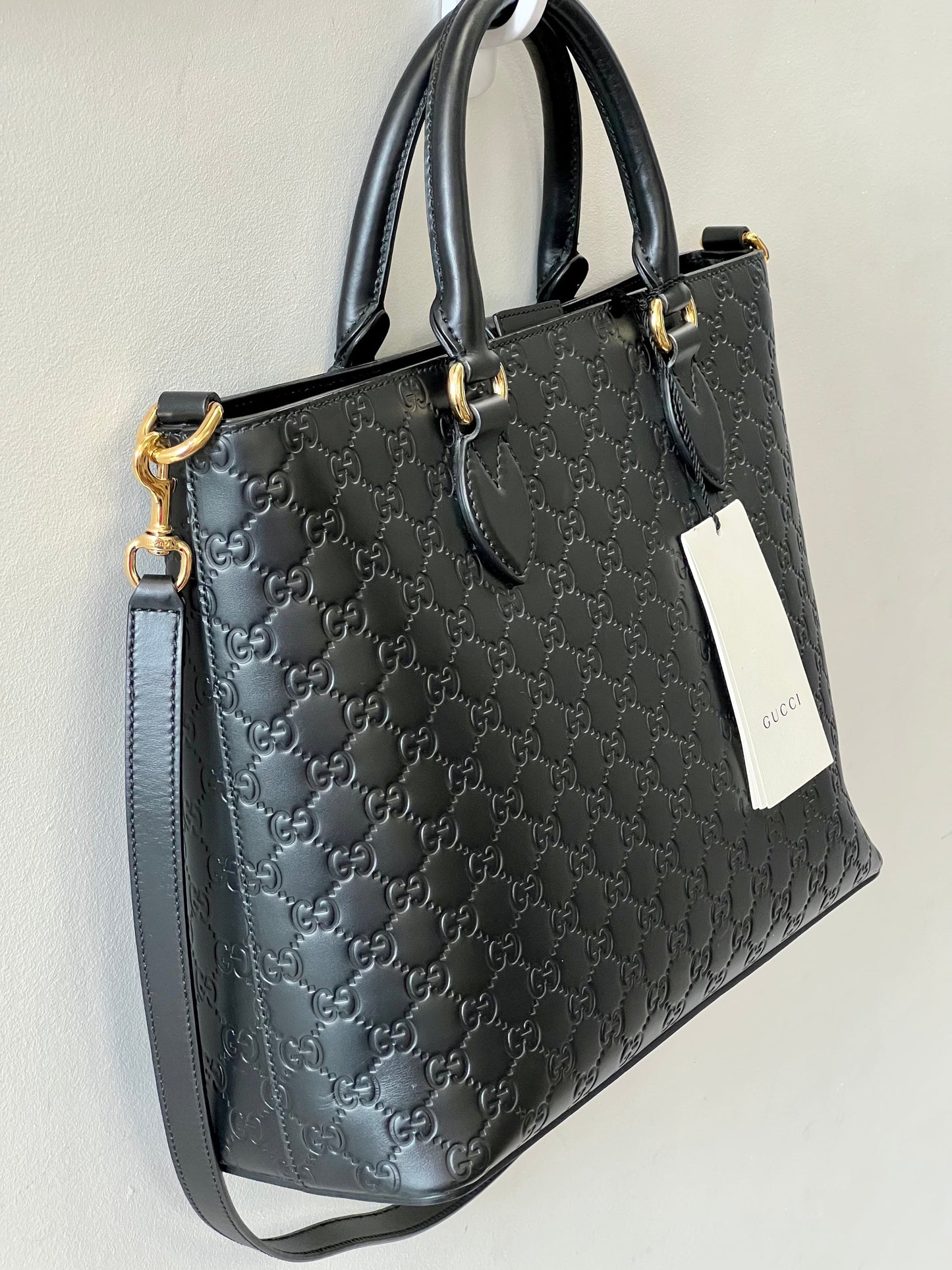 GUCCI SIGNATURE GUCCISSIMA TOTE BAG
