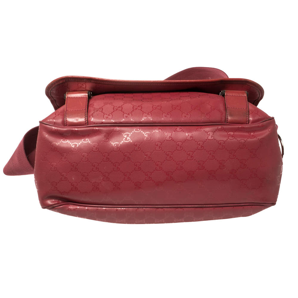 GUCCI GG IMPRIME MONOGRAM MAMAS DIAPER BAG