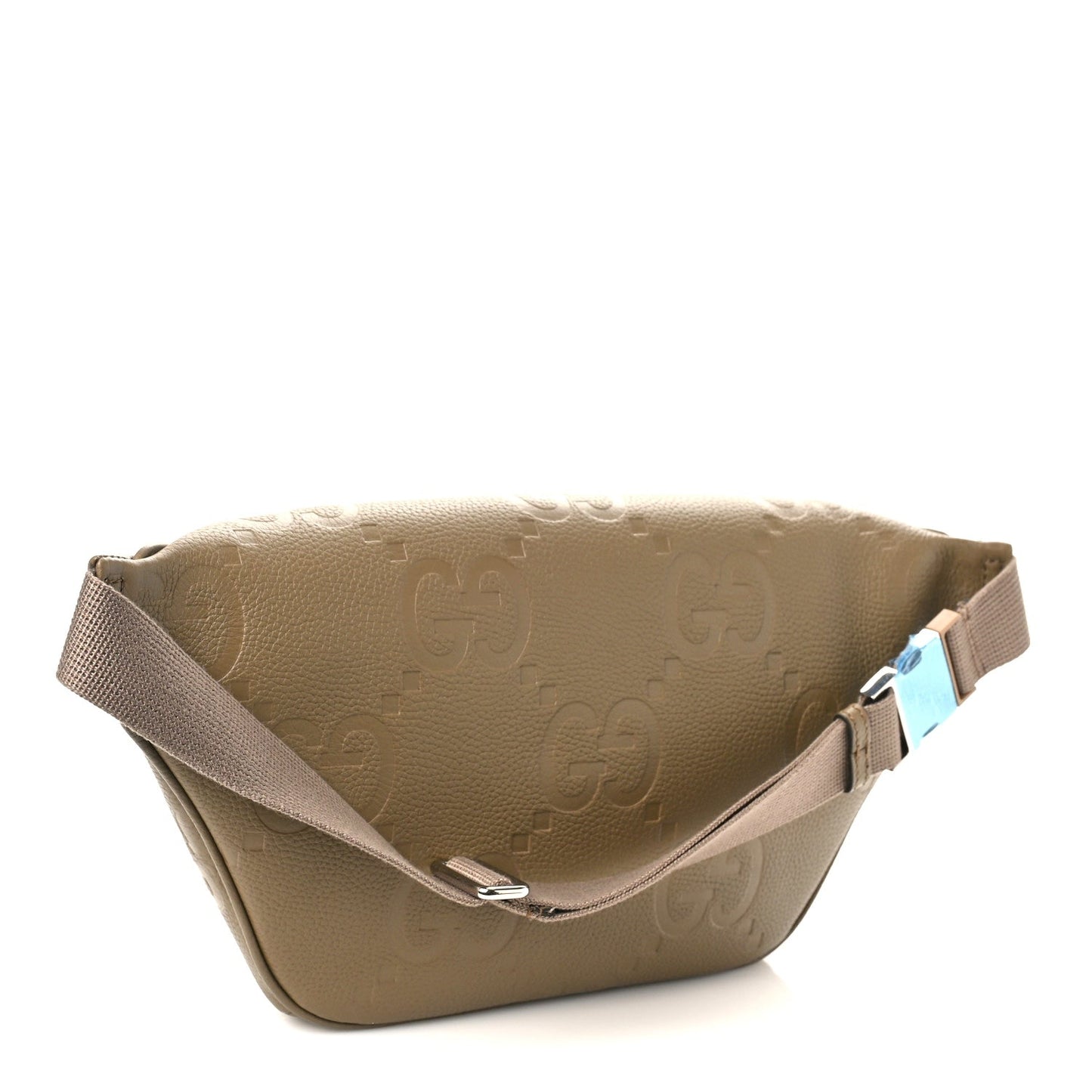 GUCCI JUMBO GG EMBOSSED CALFSKIN LEATHER UNISEX BELT BAG