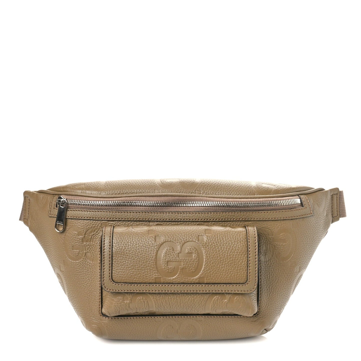 GUCCI JUMBO GG EMBOSSED CALFSKIN LEATHER UNISEX BELT BAG