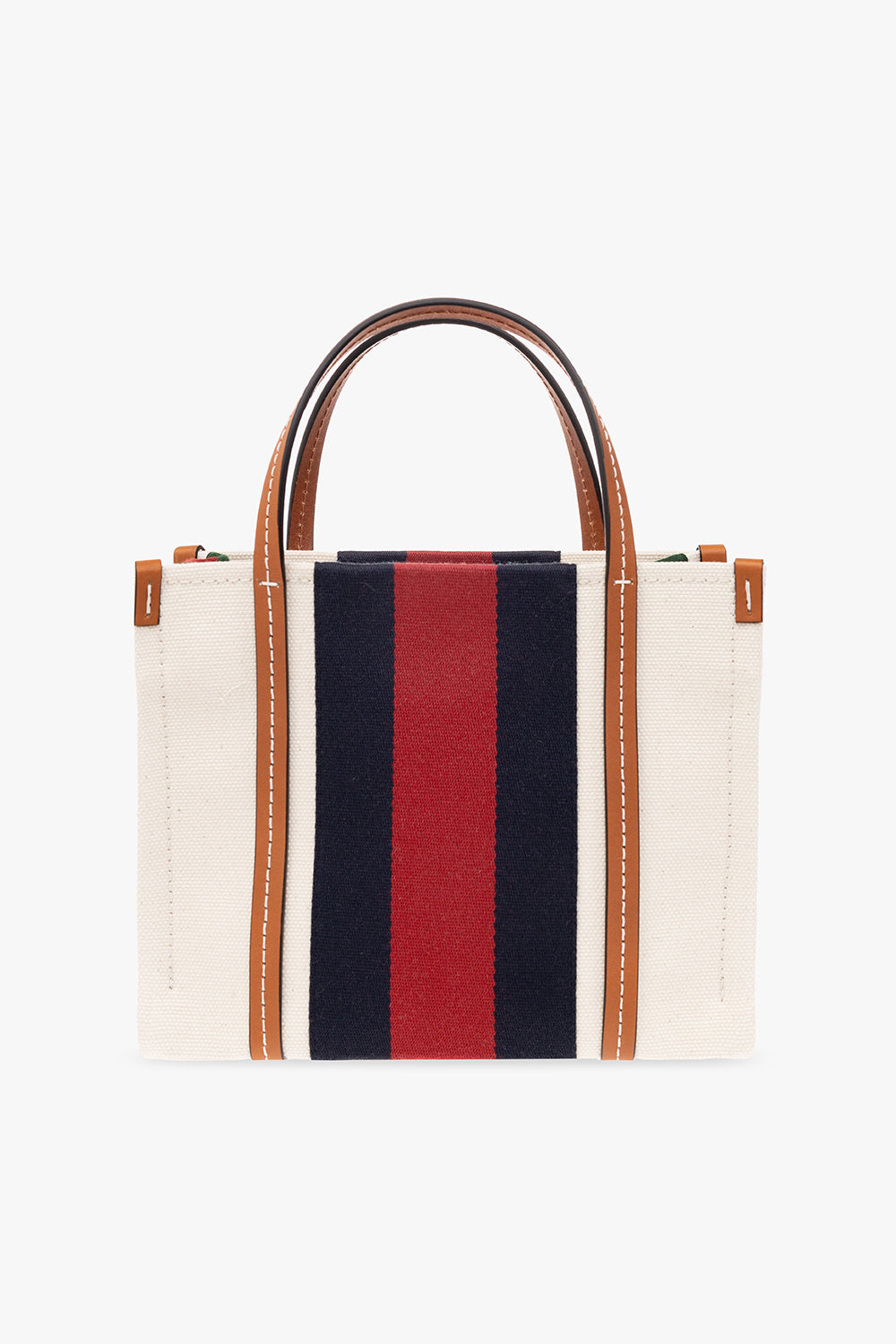 GUCCI INTERLOCKING G WEB MINI TOTE BAG