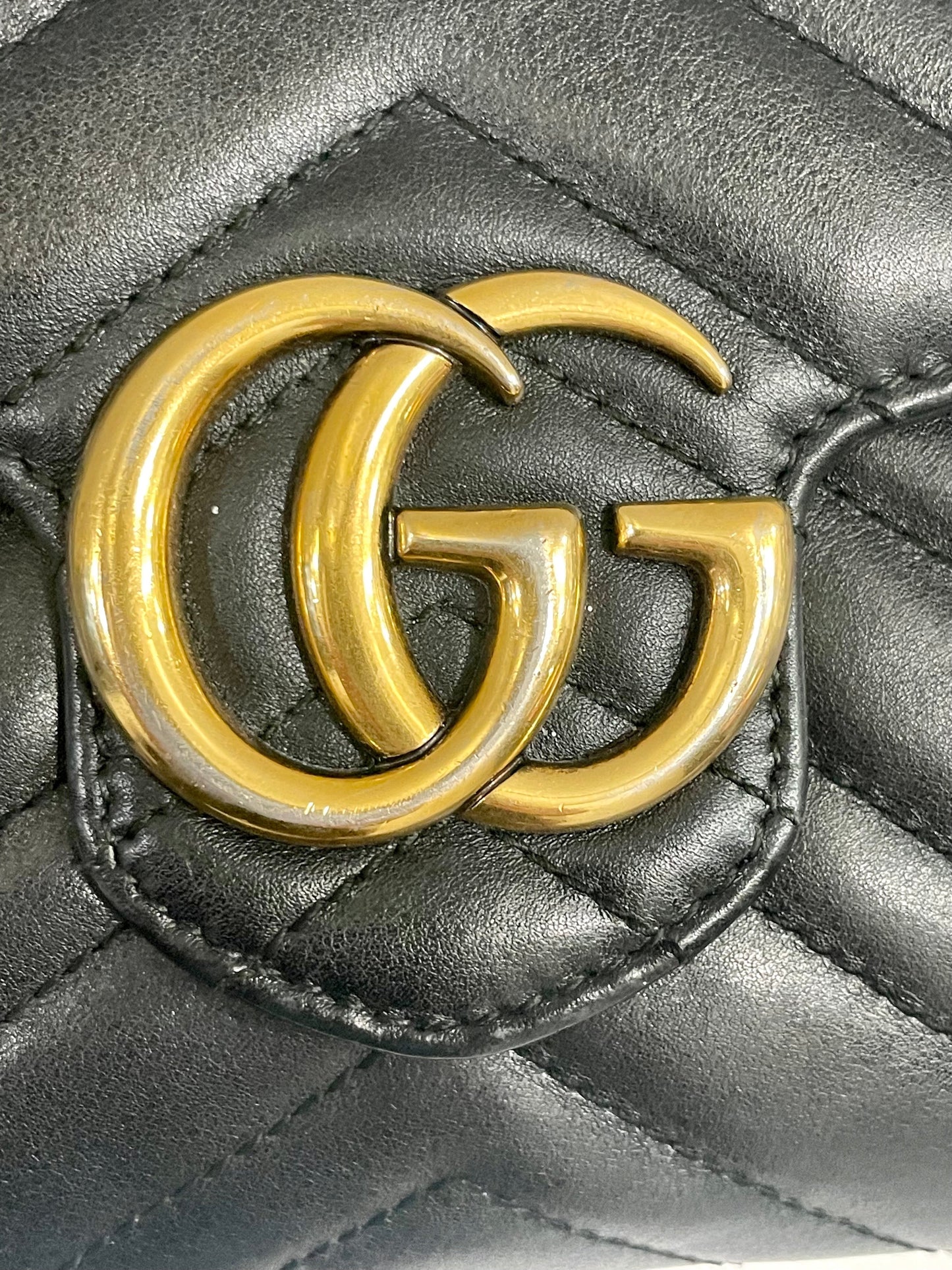 GUCCI GG MARMONT MINI CHAIN SHOULDER BAG