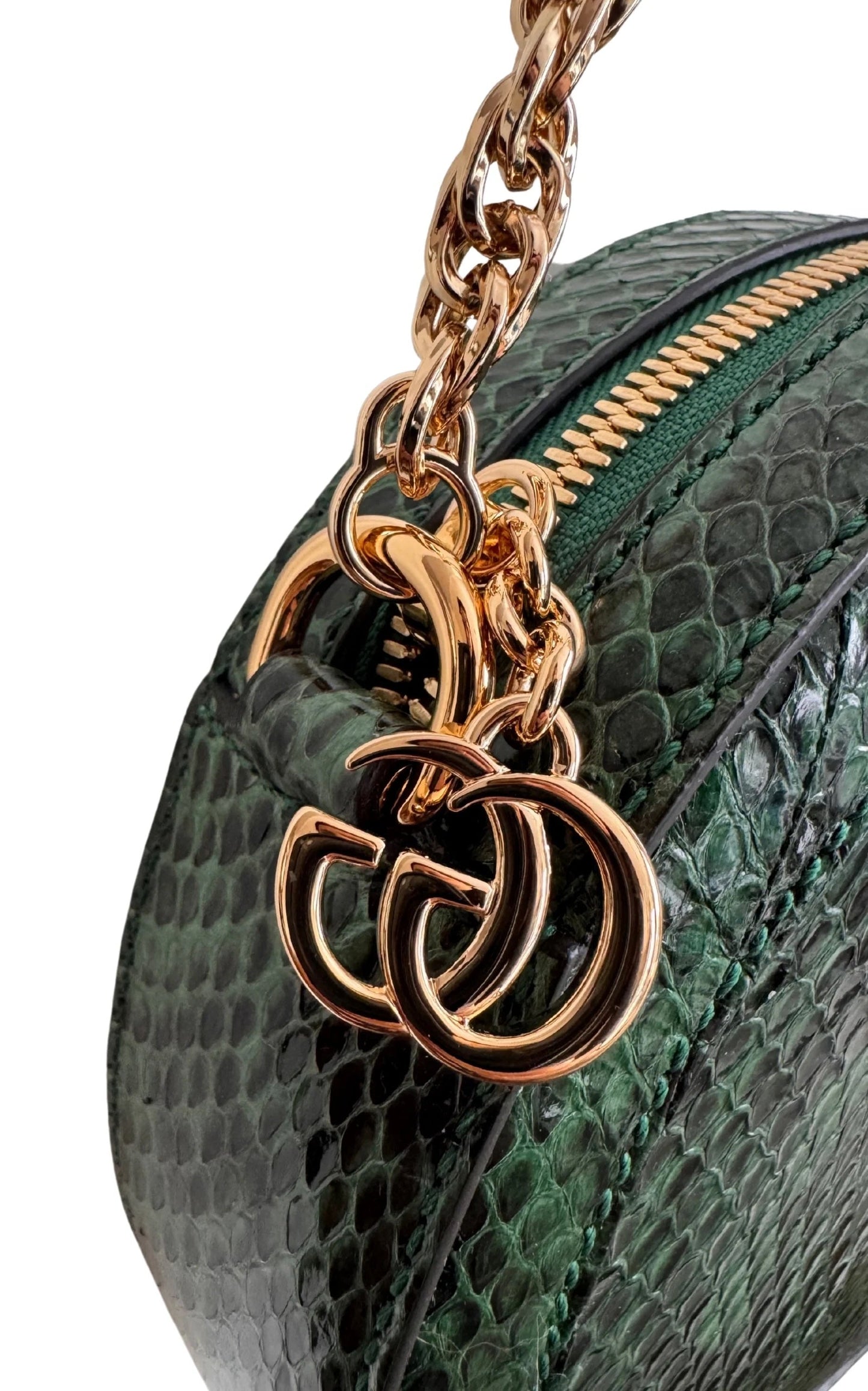 GUCCI MINI PYTHON OPHIDIA CROSSBODY BAG