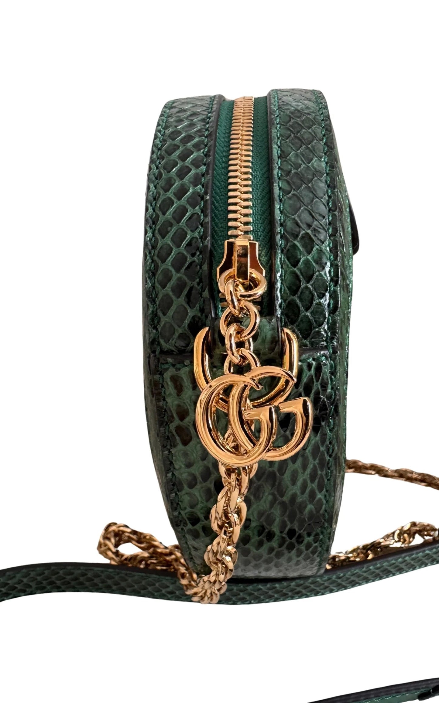 GUCCI MINI PYTHON OPHIDIA CROSSBODY BAG