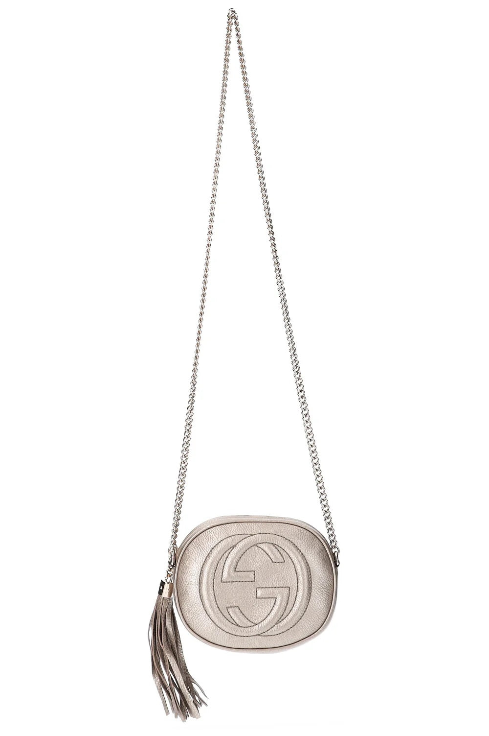GUCCI SOHO DISCO CHAIN CROSSBODY BAG