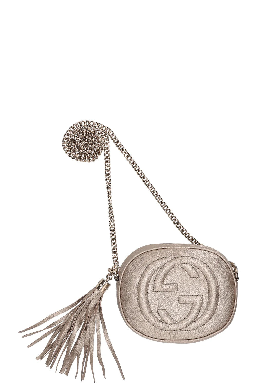 GUCCI SOHO DISCO CHAIN CROSSBODY BAG