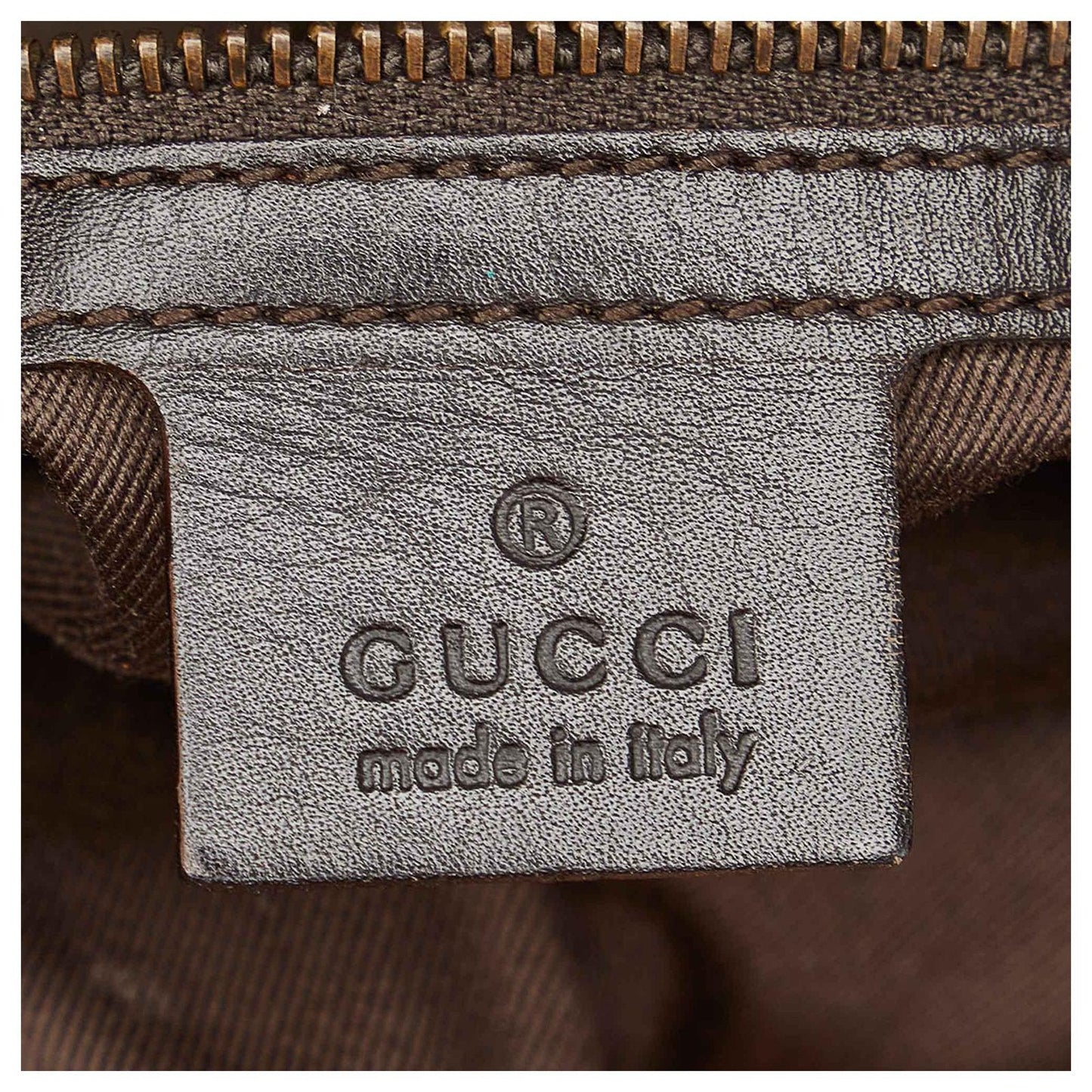 GUCCI GG MONOGRAM BRAIDED STRAP VINTAGE MESSENGER BAG