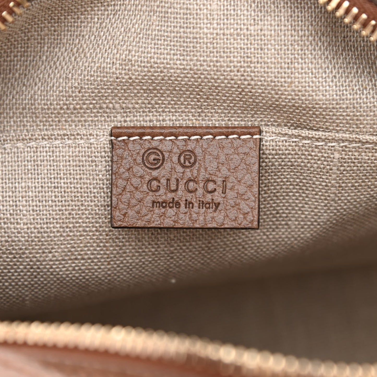 GUCCI MONOGRAM MINI BREE CROSSBODY BAG