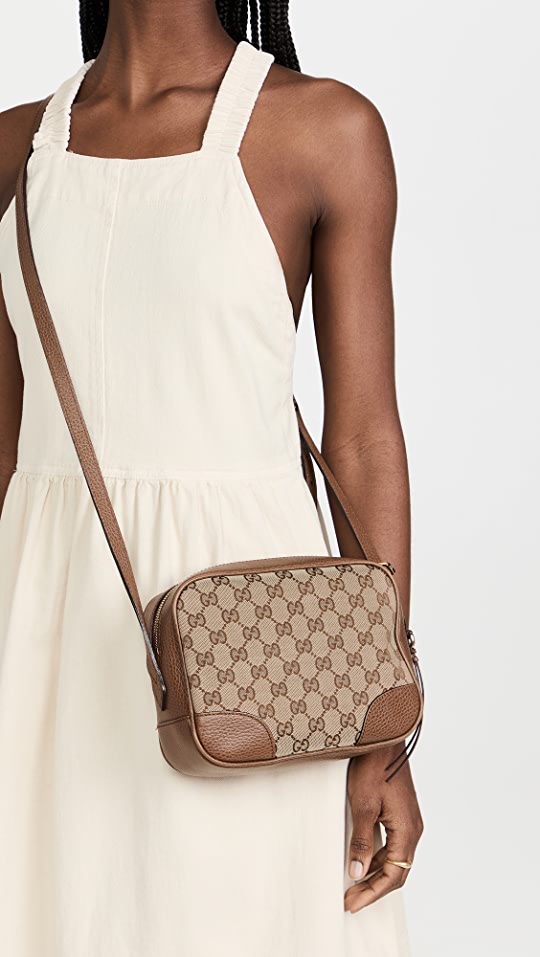 GUCCI MONOGRAM MINI BREE CROSSBODY BAG