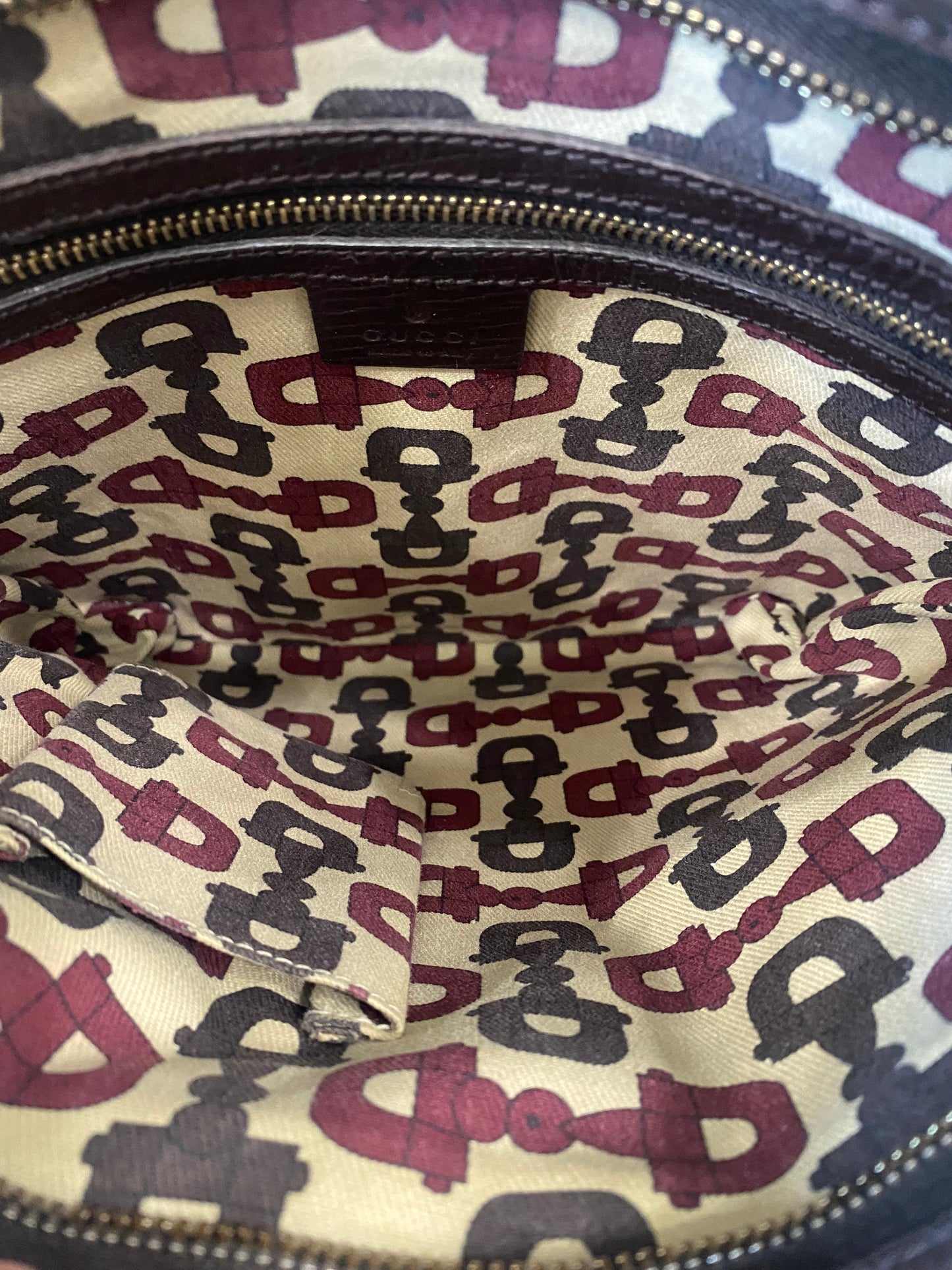 GUCCI MONOGRAM WEB JOLICOEUR CHARMS MESSENGER BAG