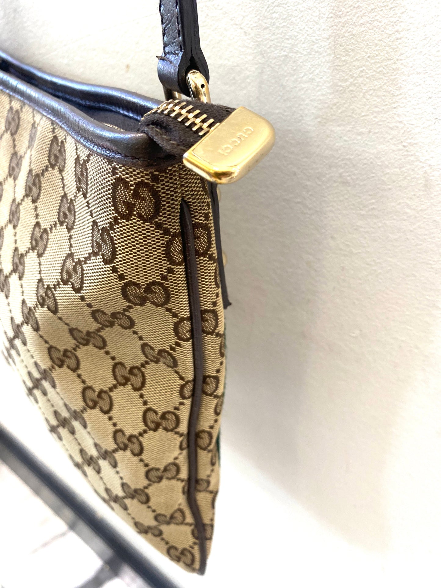 GUCCI MONOGRAM WEB JOLICOEUR CHARMS MESSENGER BAG