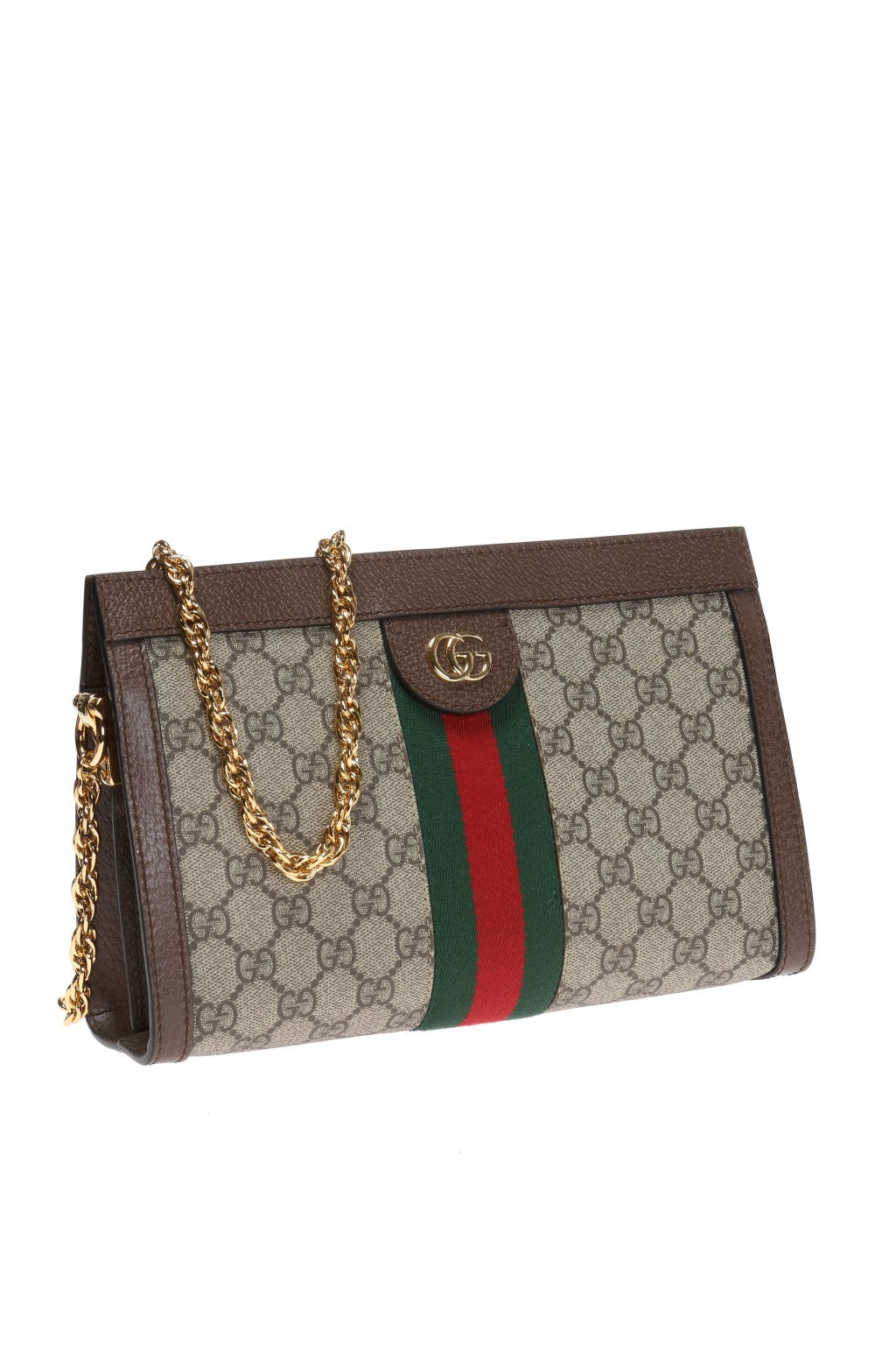 GUCCI OPHIDIA GG SUPREME CHAIN SHOULDER BAG