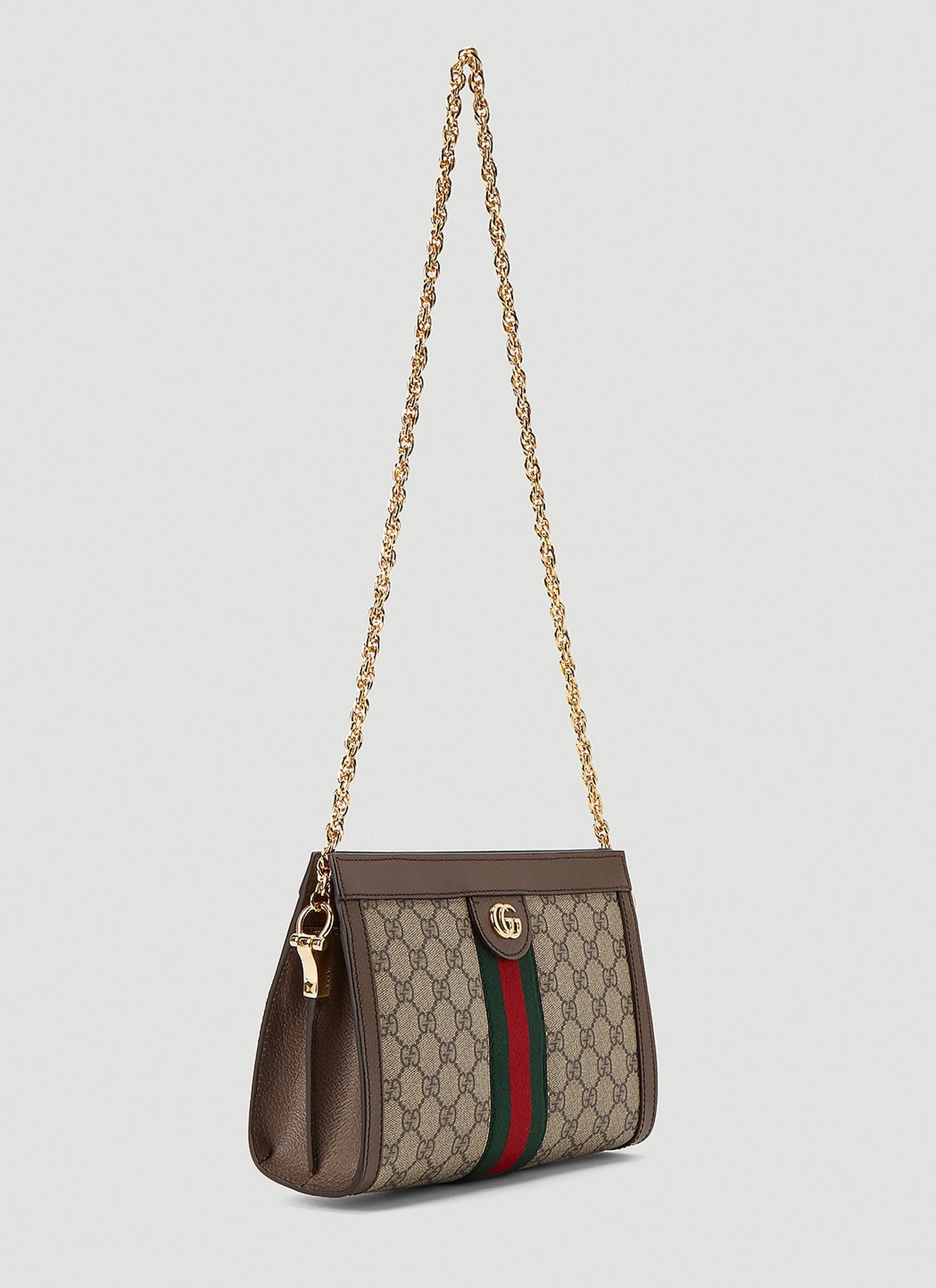 GUCCI OPHIDIA GG SUPREME CHAIN SHOULDER BAG
