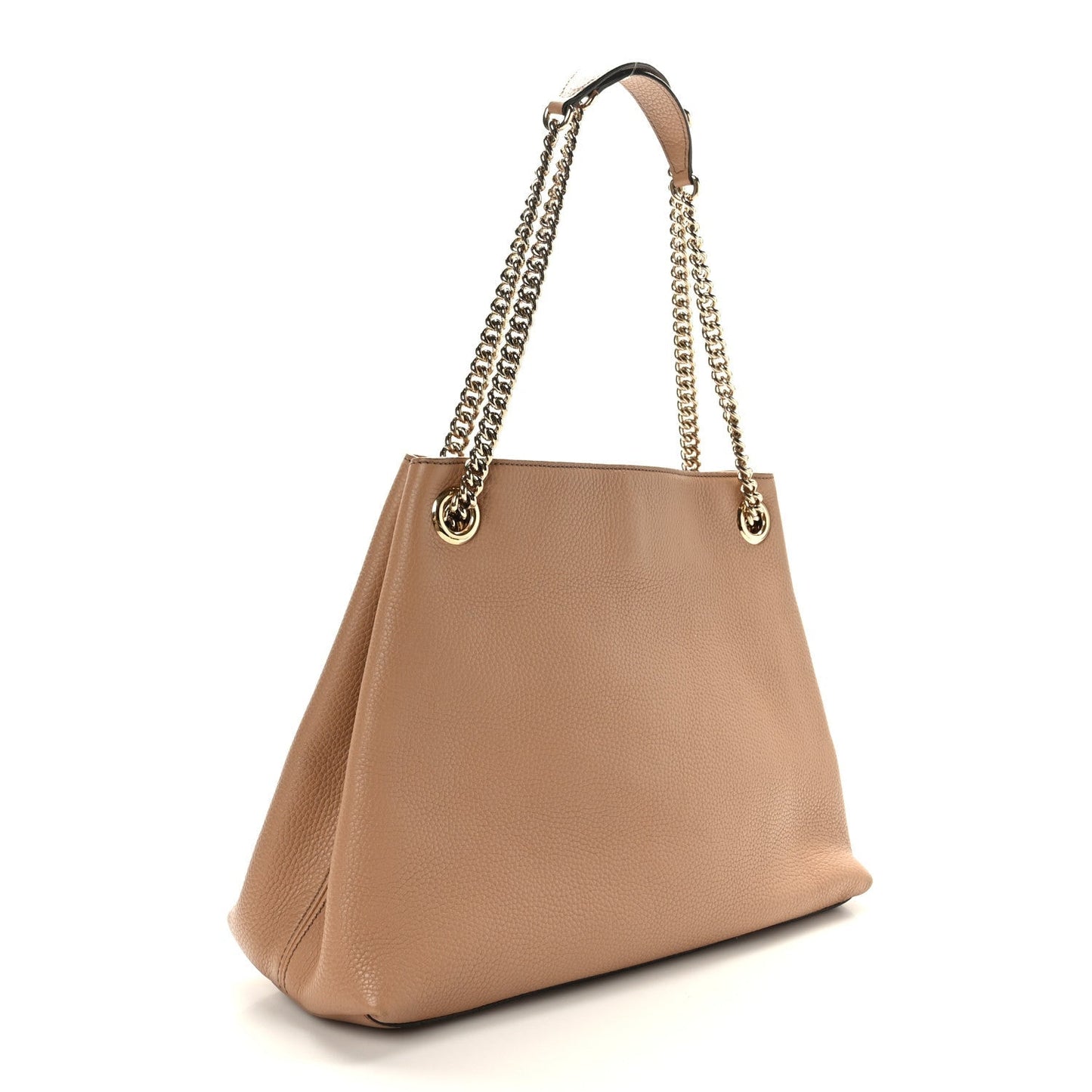 GUCCI PEBBLED CALFSKIN SOHO CHAIN SHOULDER BAG
