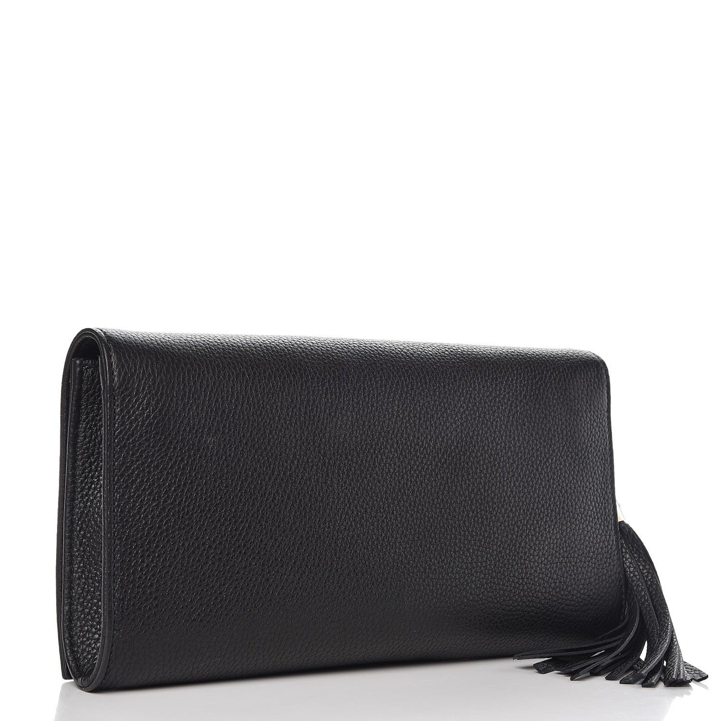 GUCCI PEBBLED CALFSKIN LEATHER MEDIUM SOHO CLUTCH BAG